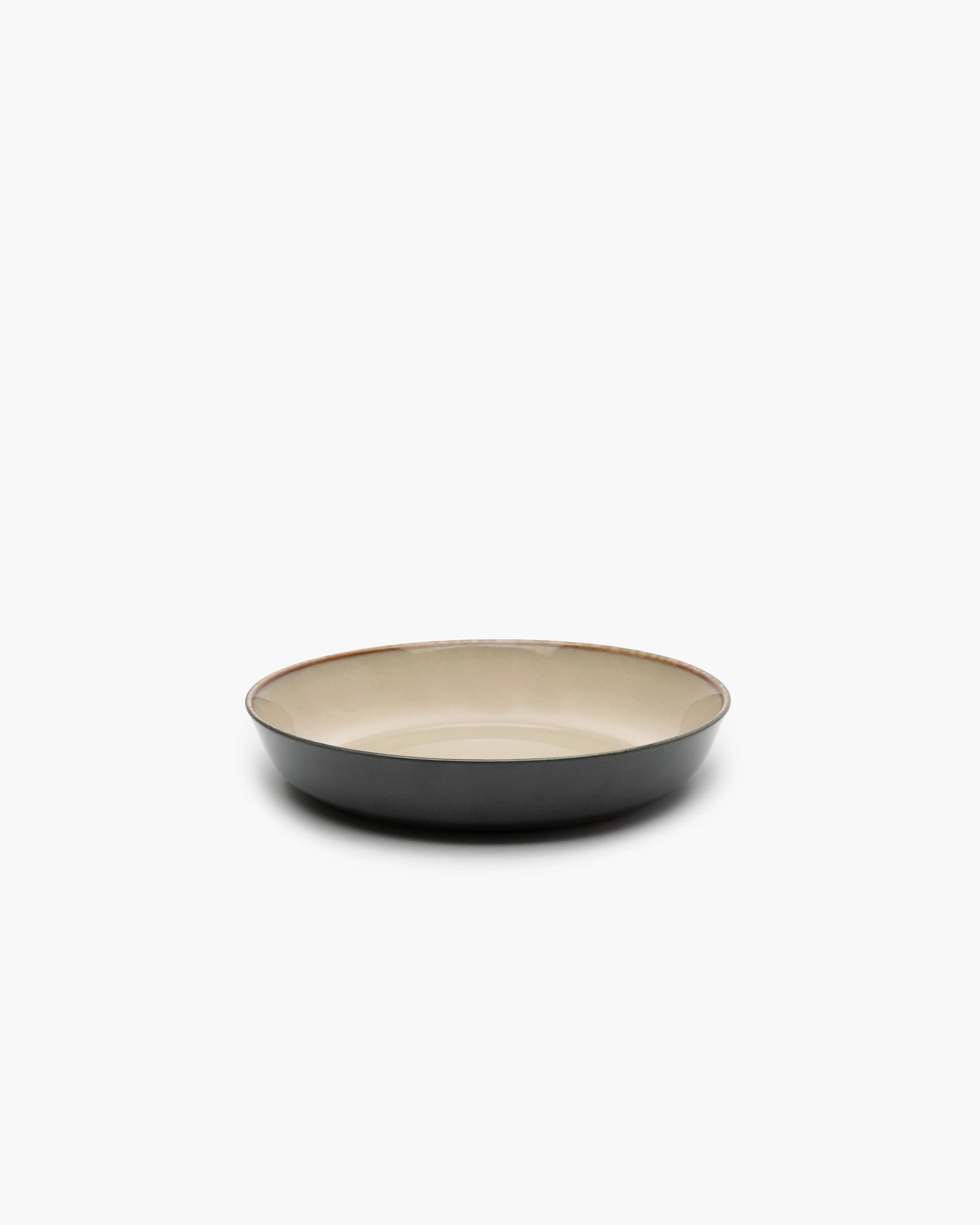 Deep plate M misty gray/dark blue Terres de rêves