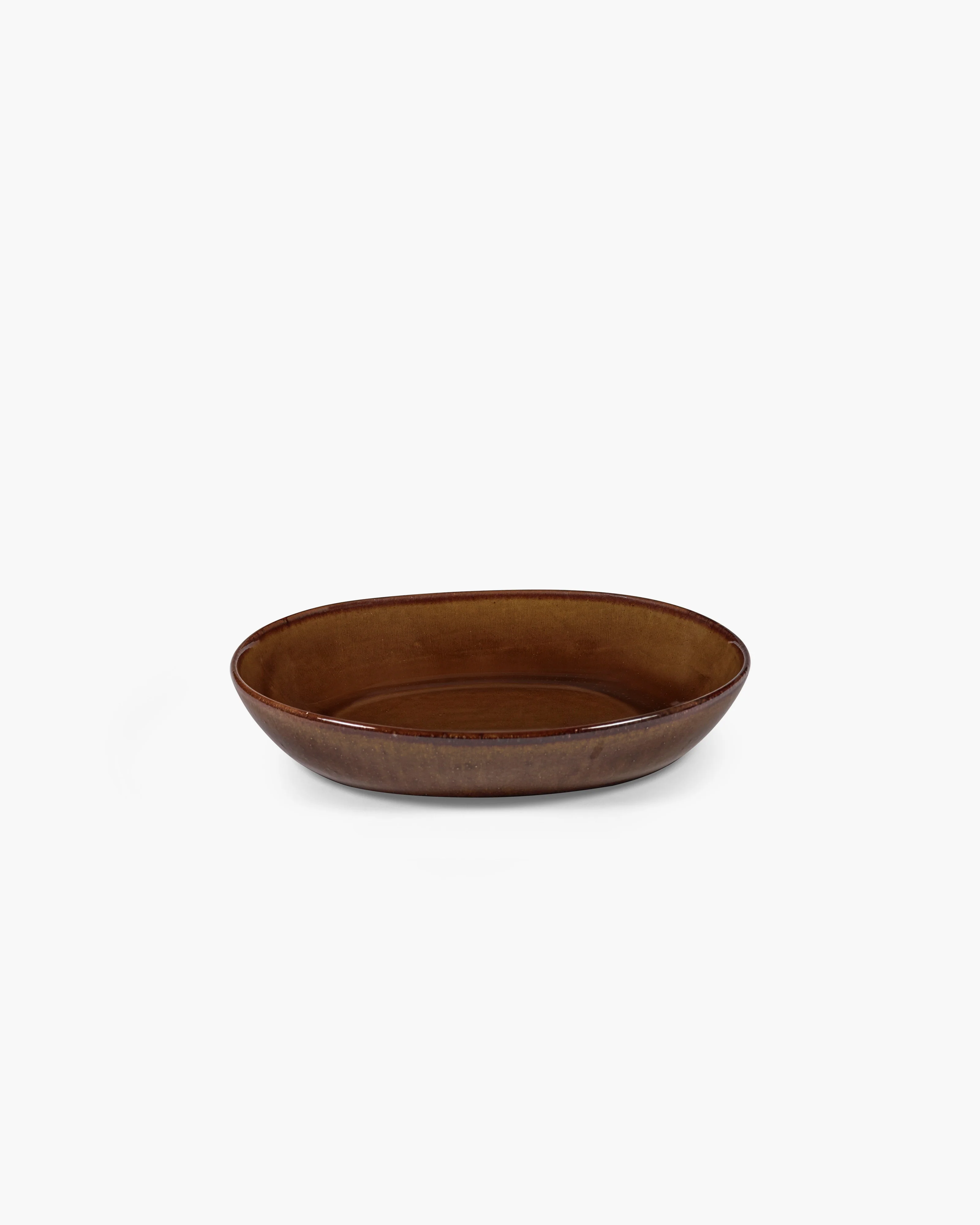 Deep plate M ocher Out of lines