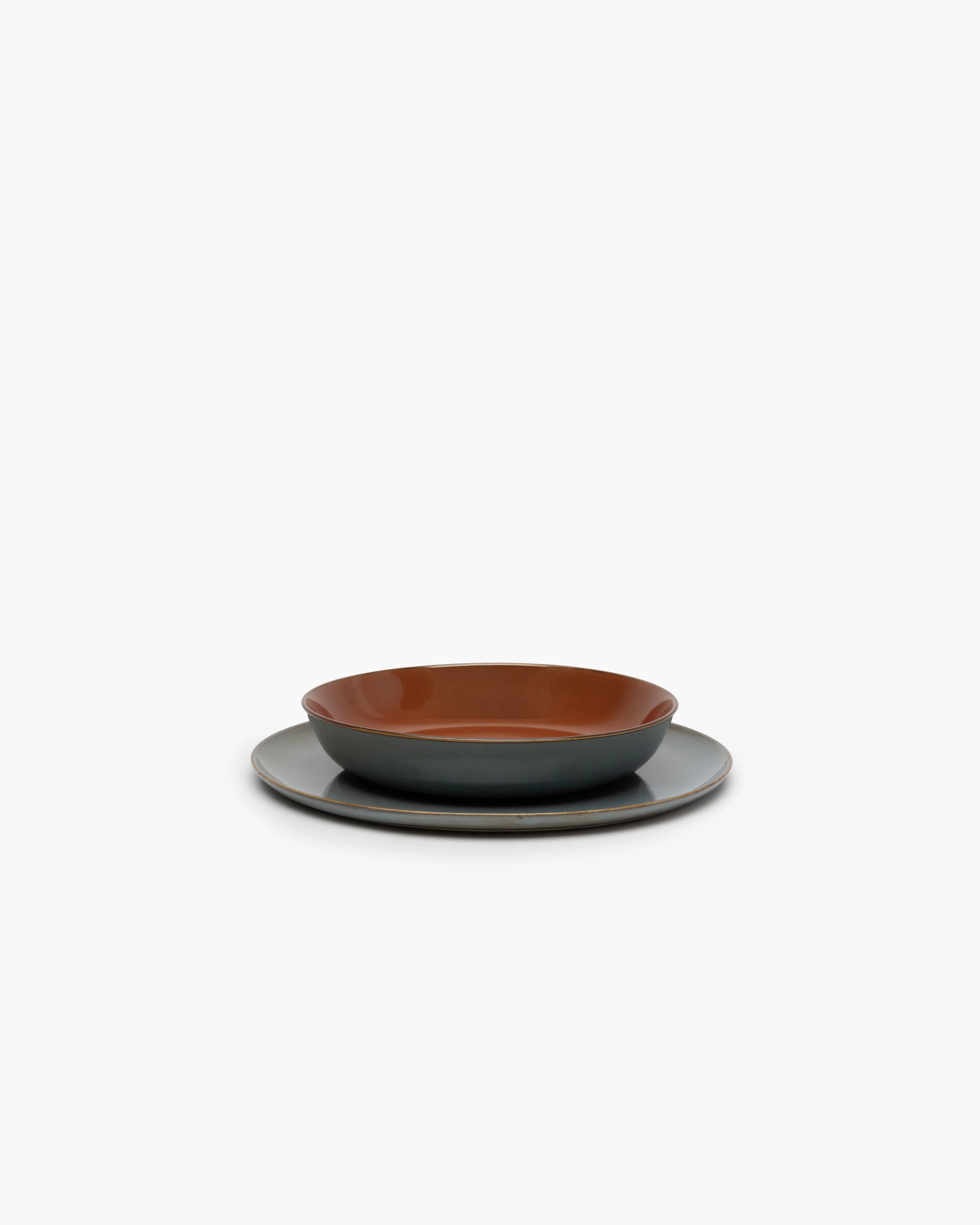 Deep plate M rust/smoky blue Terres de rêves - Image 4