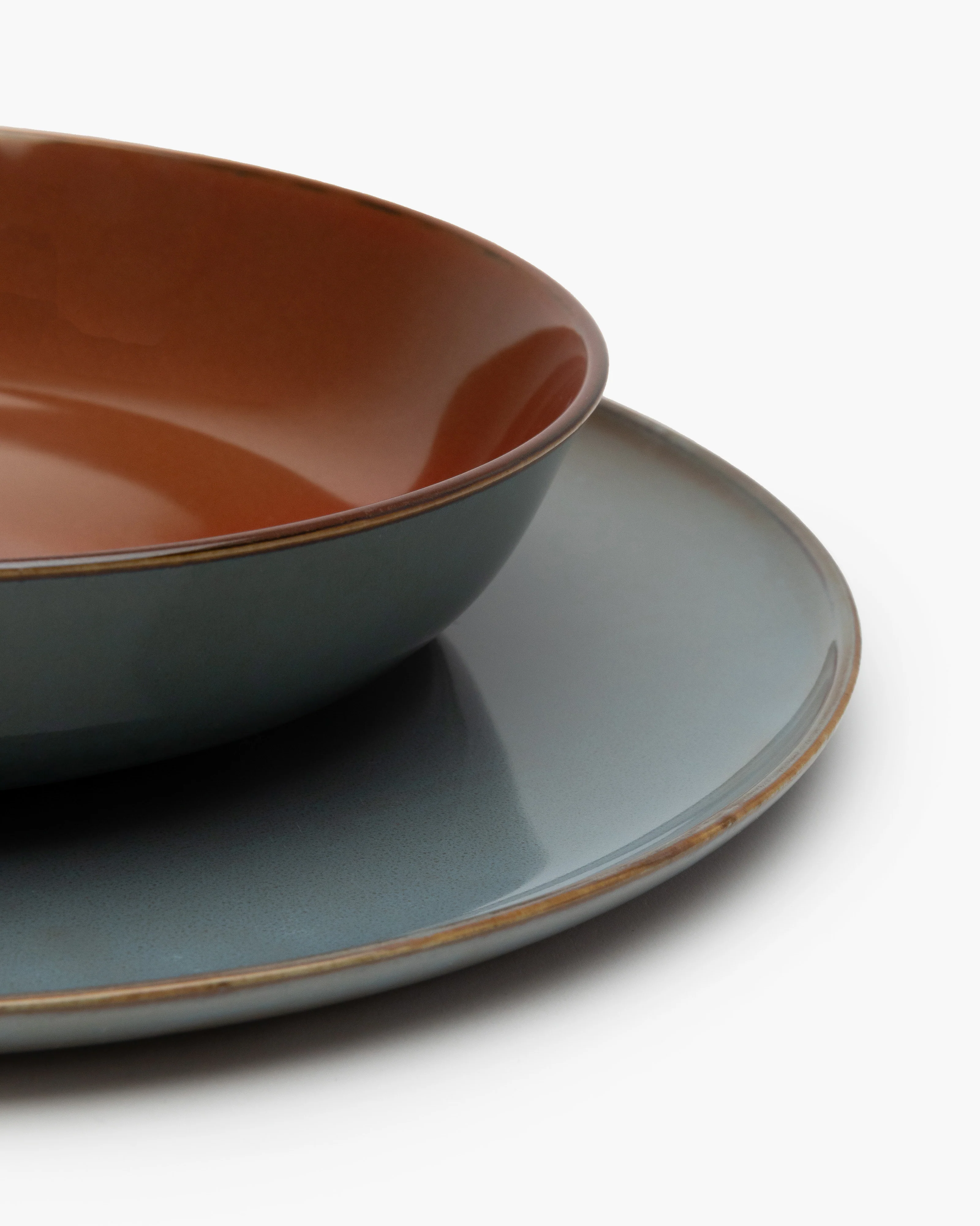Deep plate M rust/smoky blue Terres de rêves - Image 5