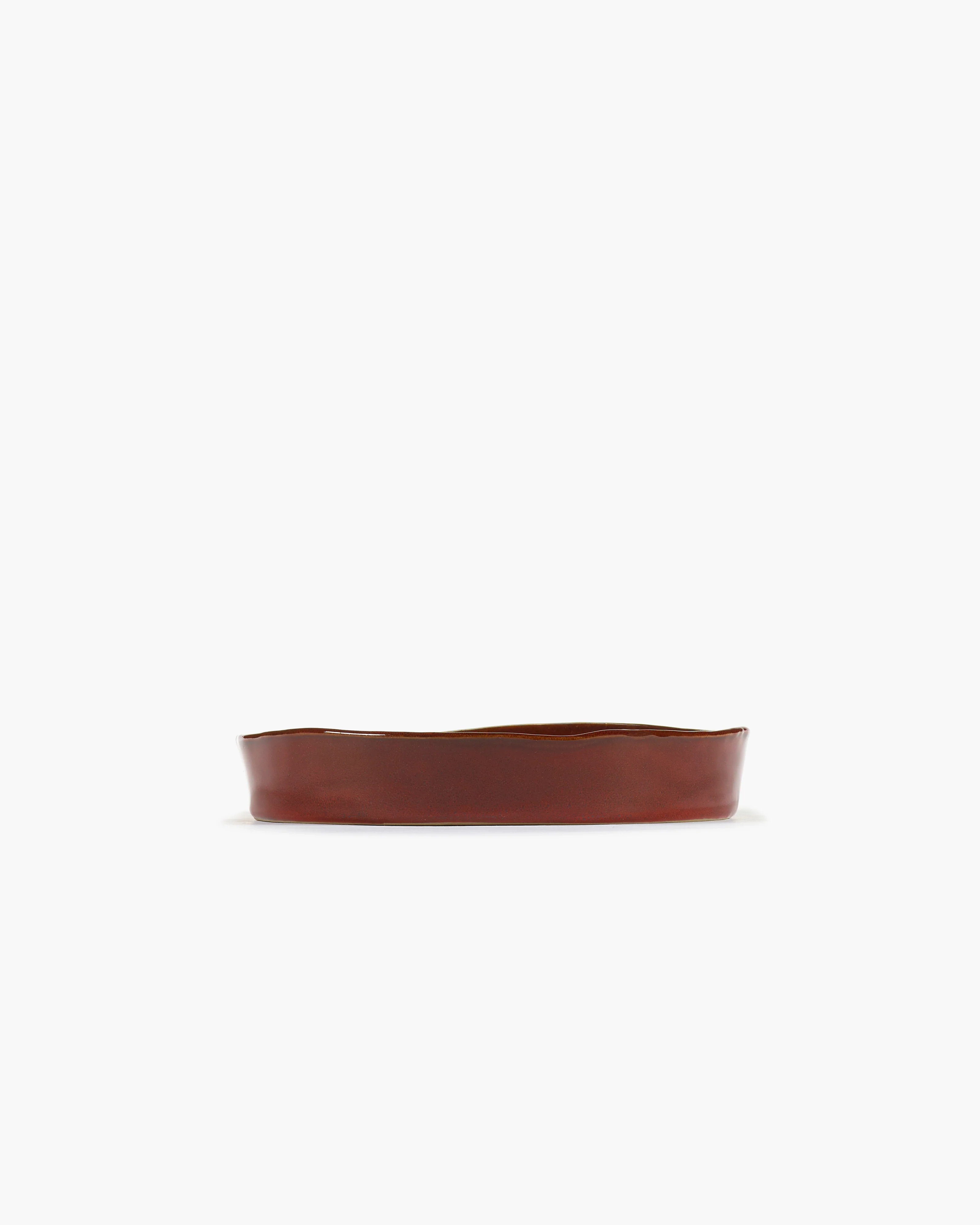 Deep plate M venetian red La Mère - Image 2