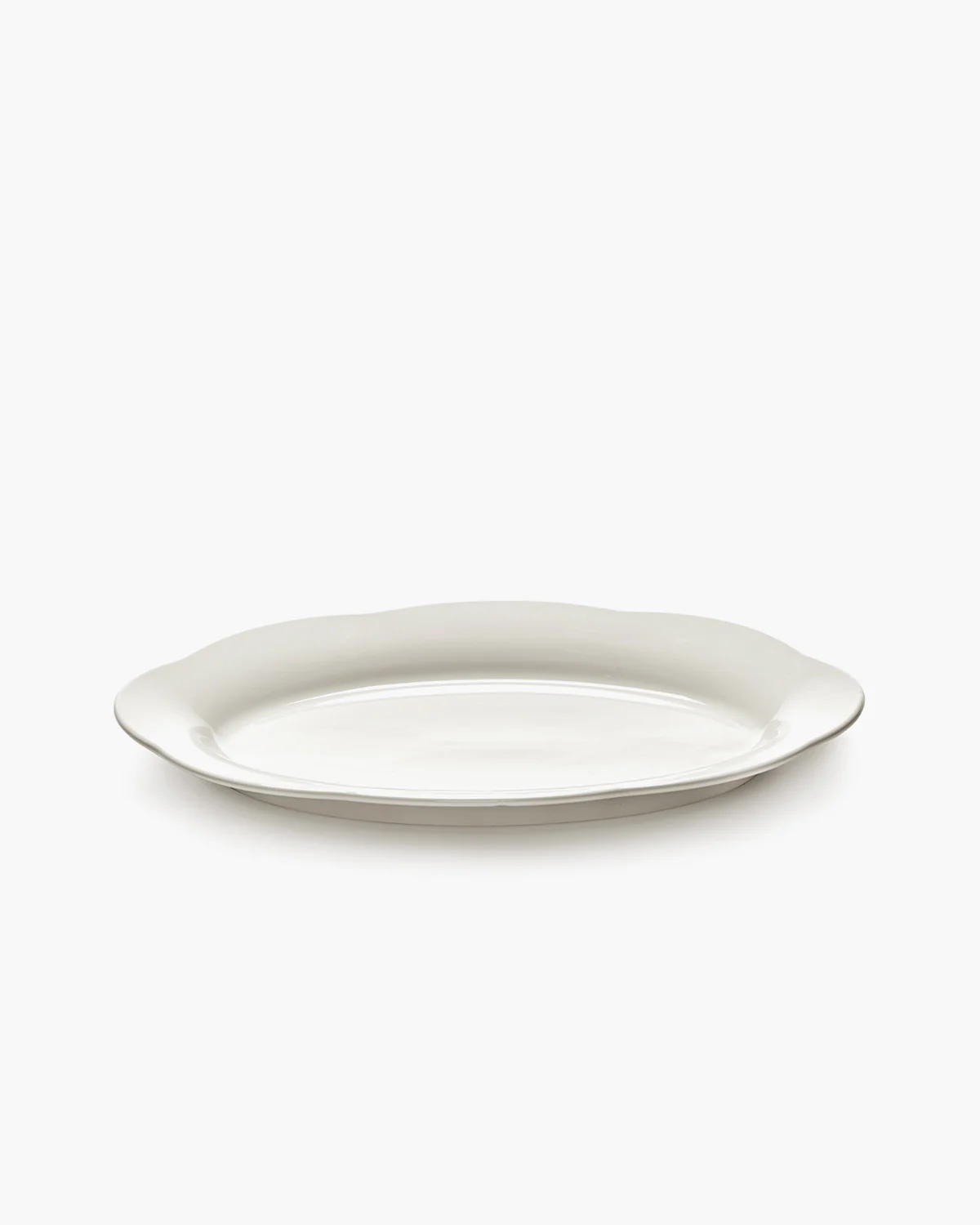 Deep plate oval L white Silhouette