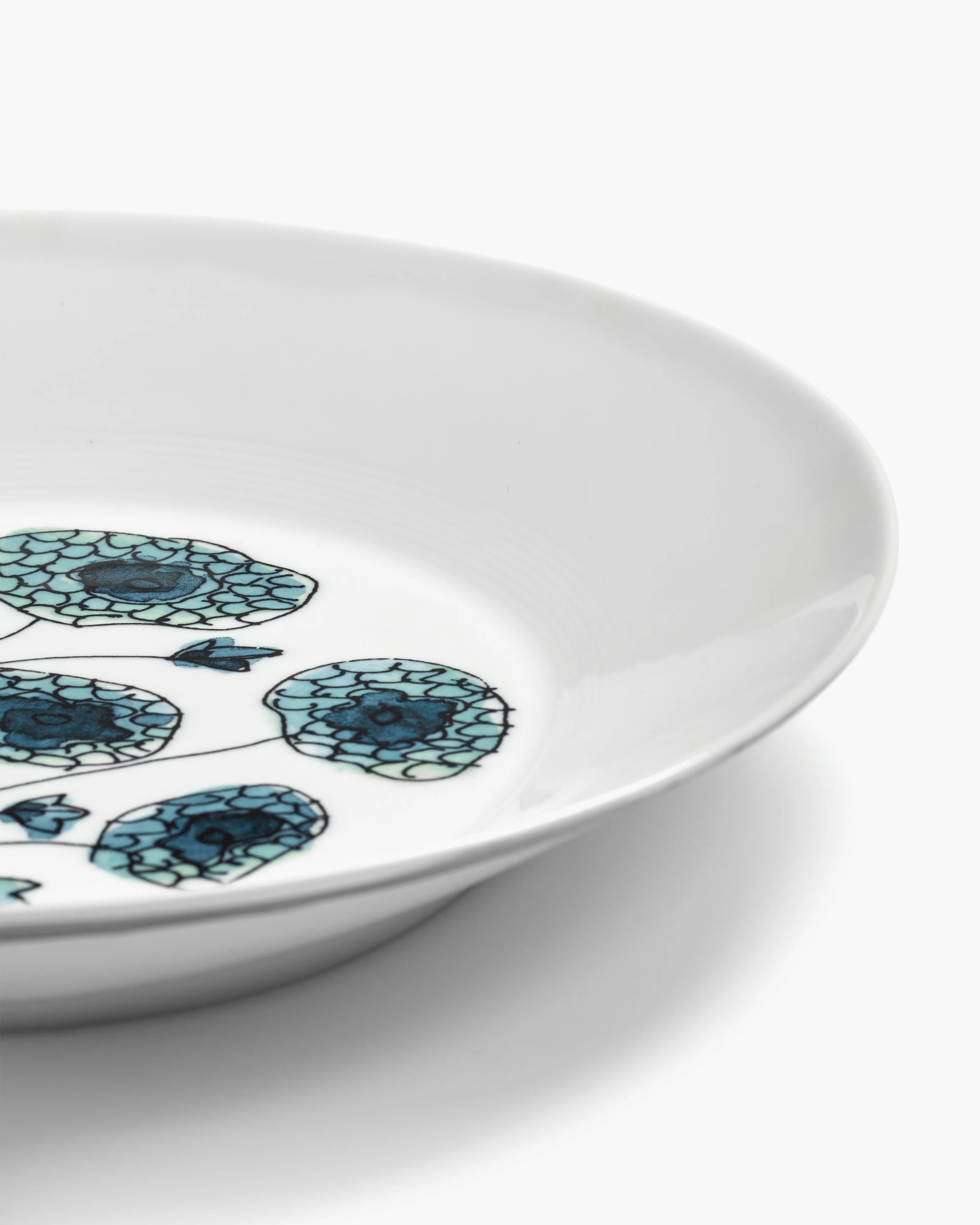 Deep plate S Anemone vaniglia Midnight Flowers - Image 4