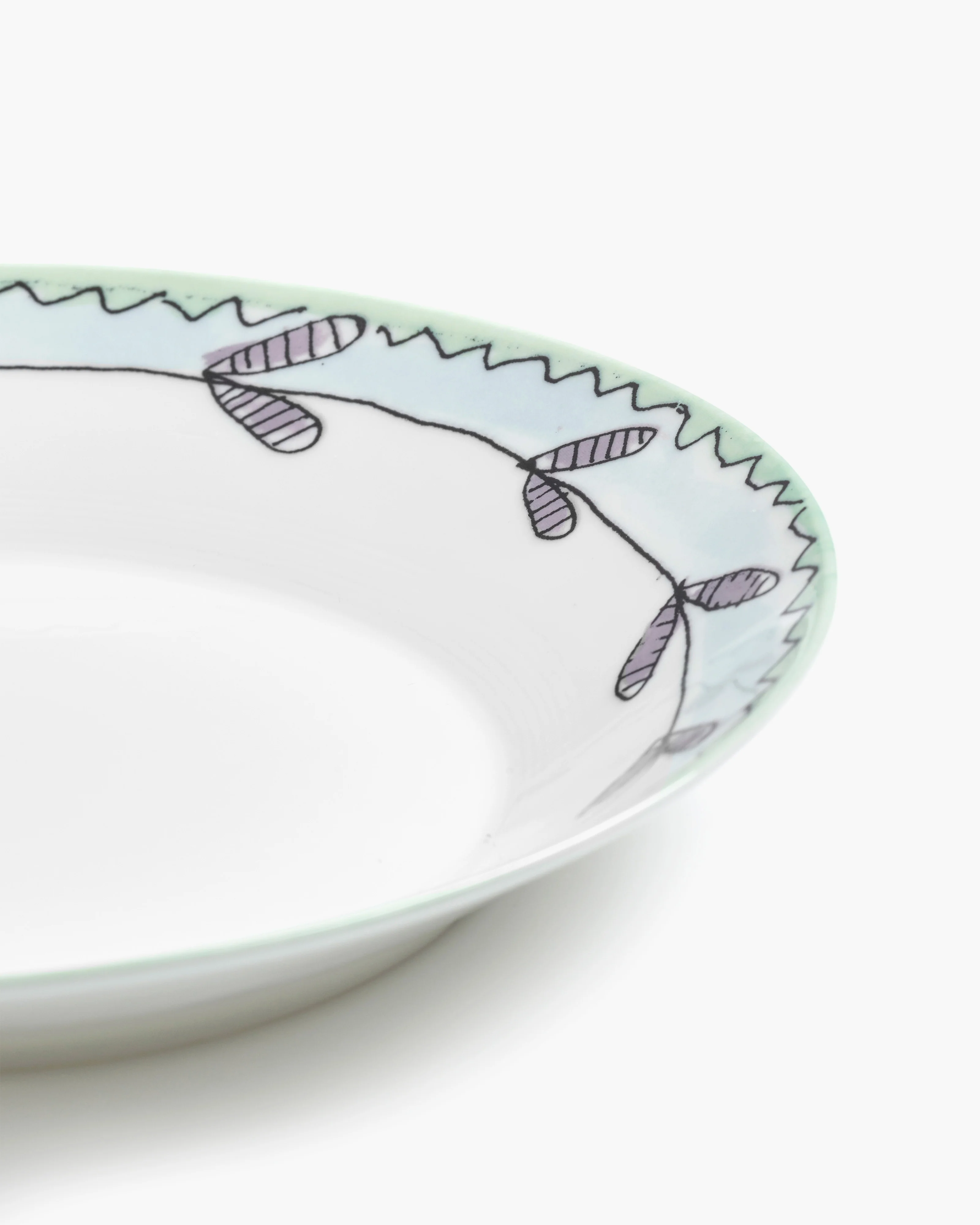 Deep plate S Blossom milk Midnight Flowers - Image 5
