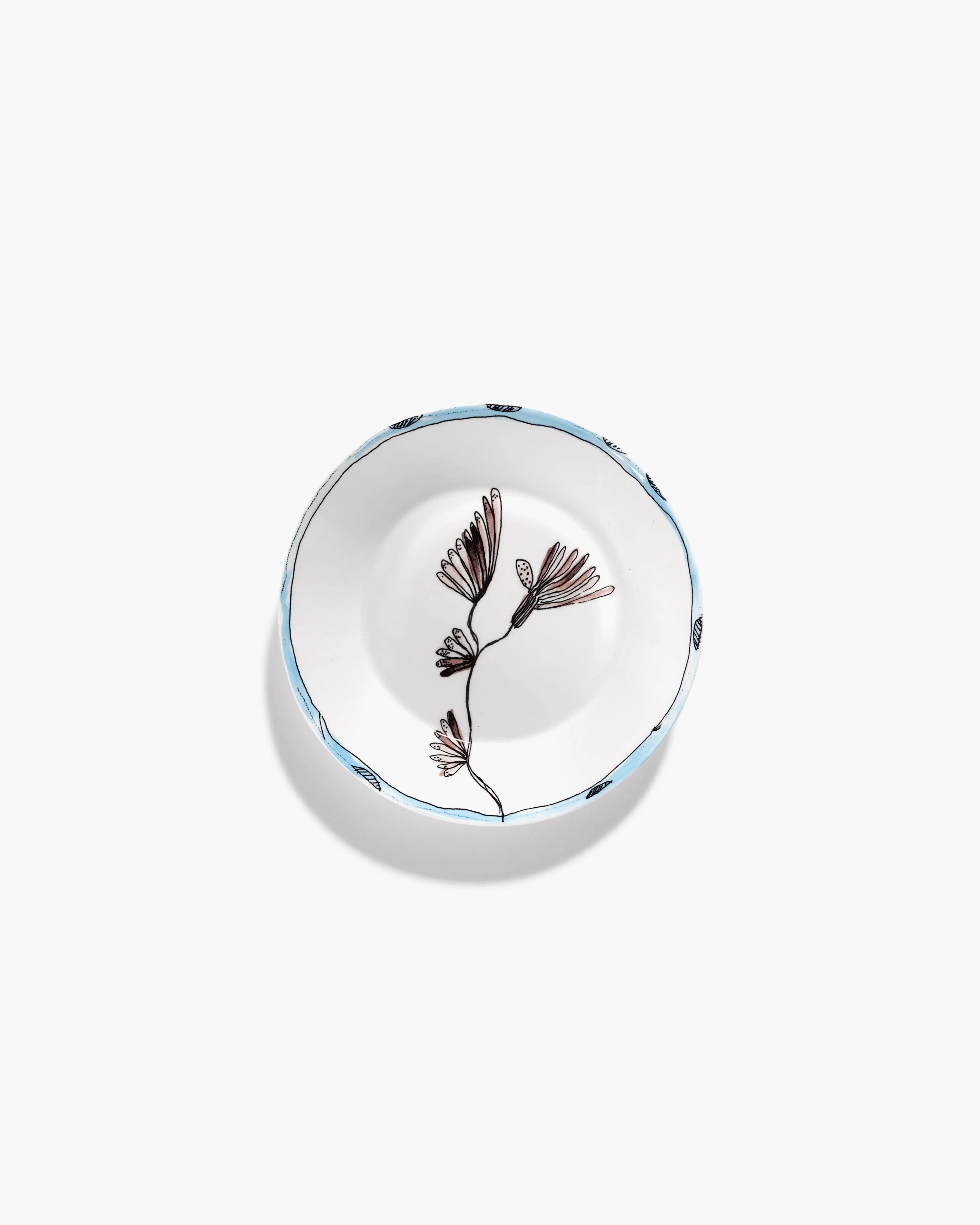 Deep plate S Camelia aubergine Midnight Flowers - Image 2