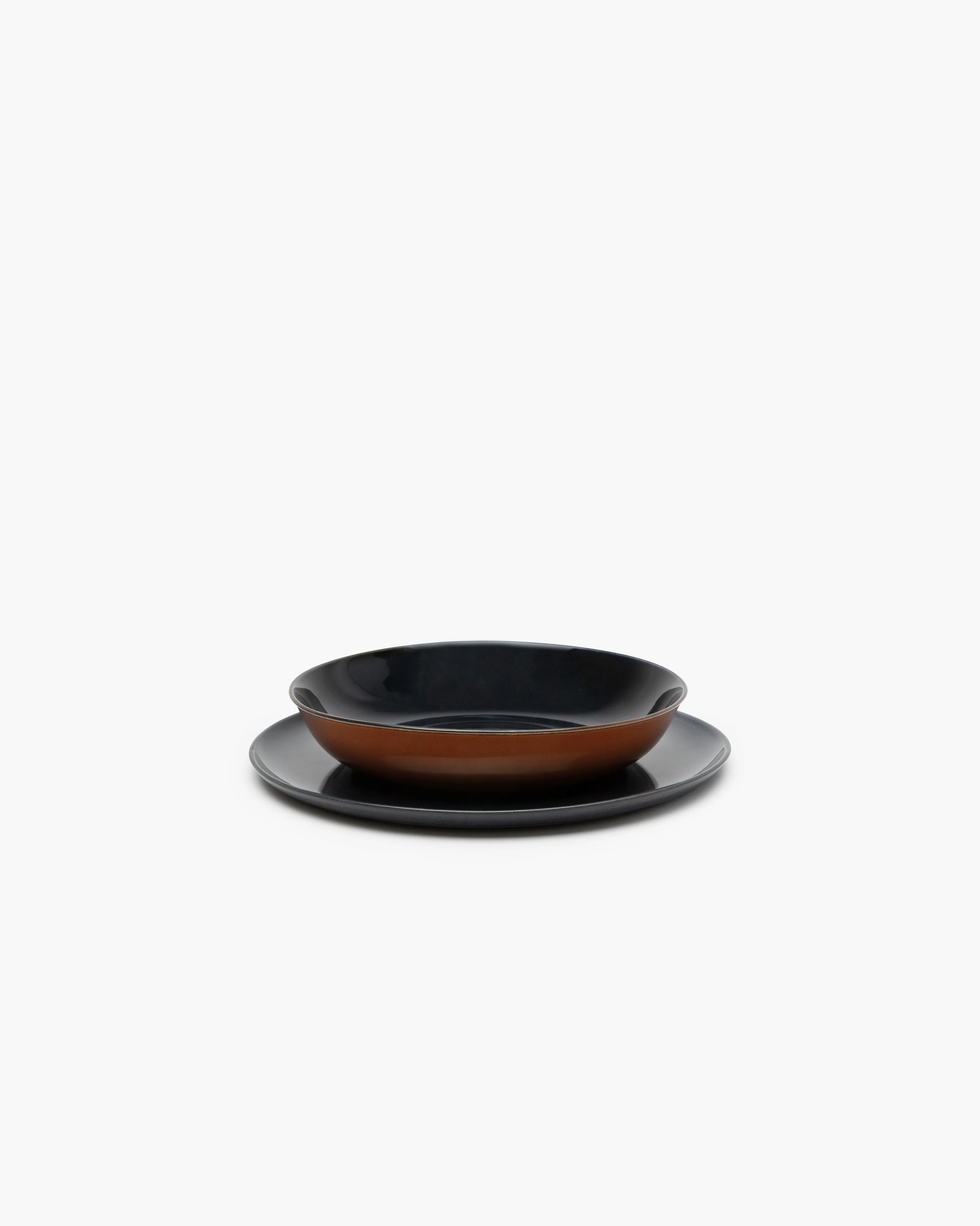 Deep plate S dark blue/rust Terres de rêves - Image 4