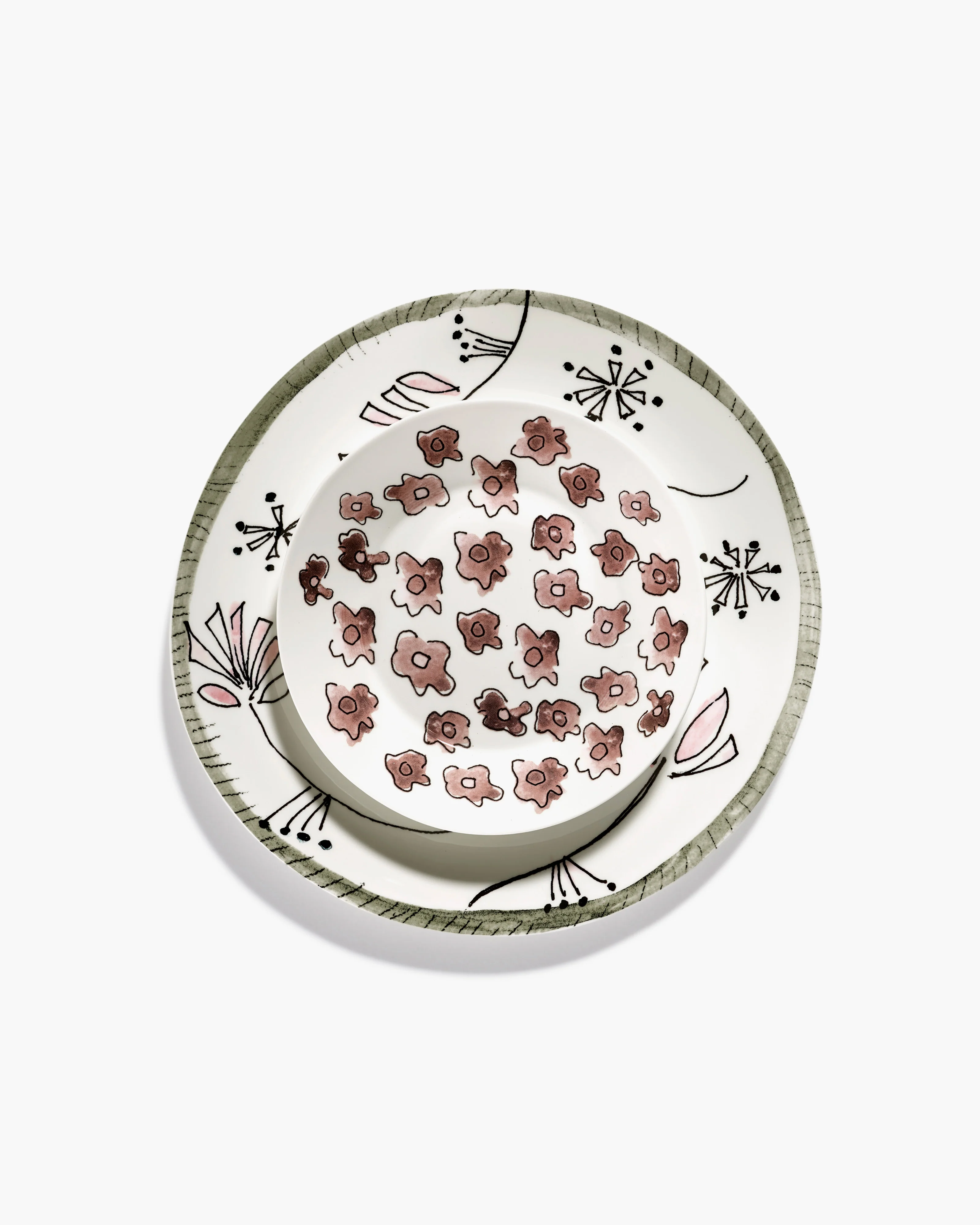 Deep plate S Dark viola Midnight Flowers - Image 6