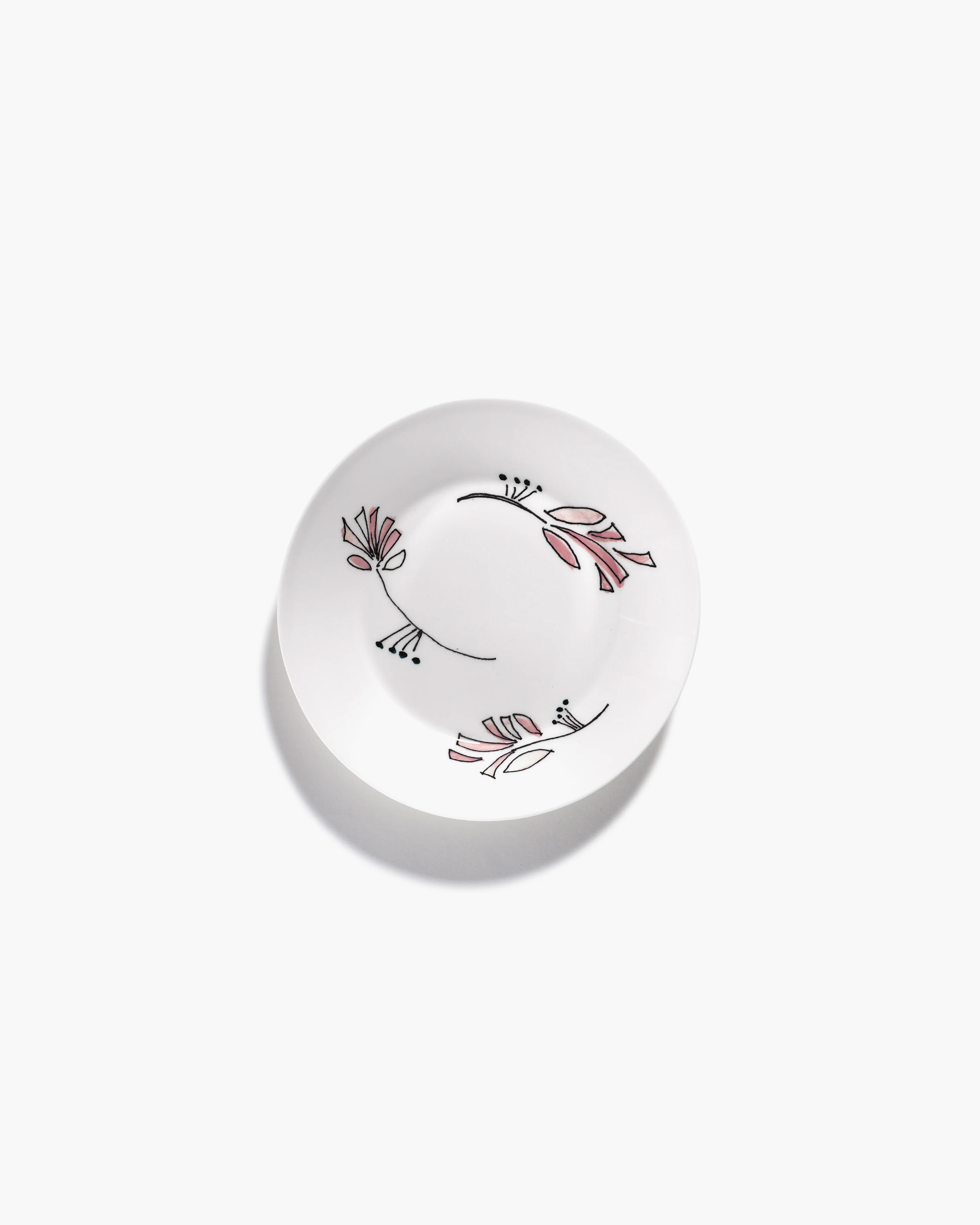 Deep plate S Fiore rosa Midnight Flowers - Image 2