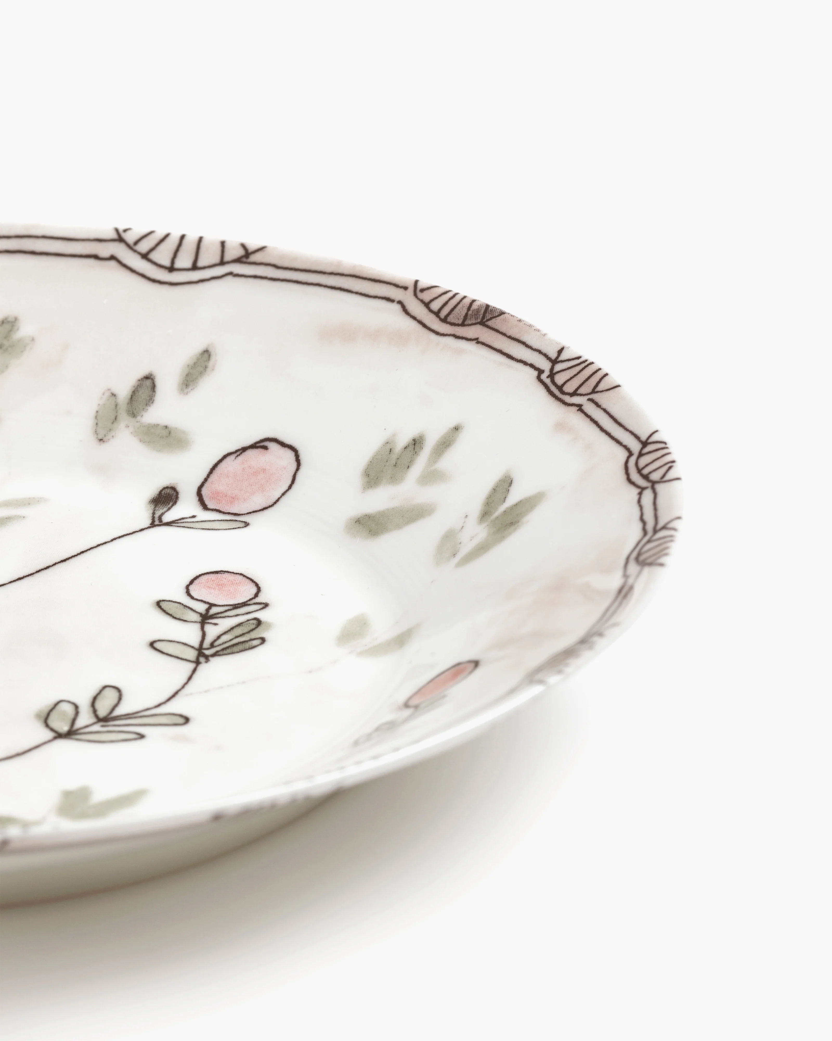 Deep plate S Mirtillo nude Midnight Flowers - Image 4