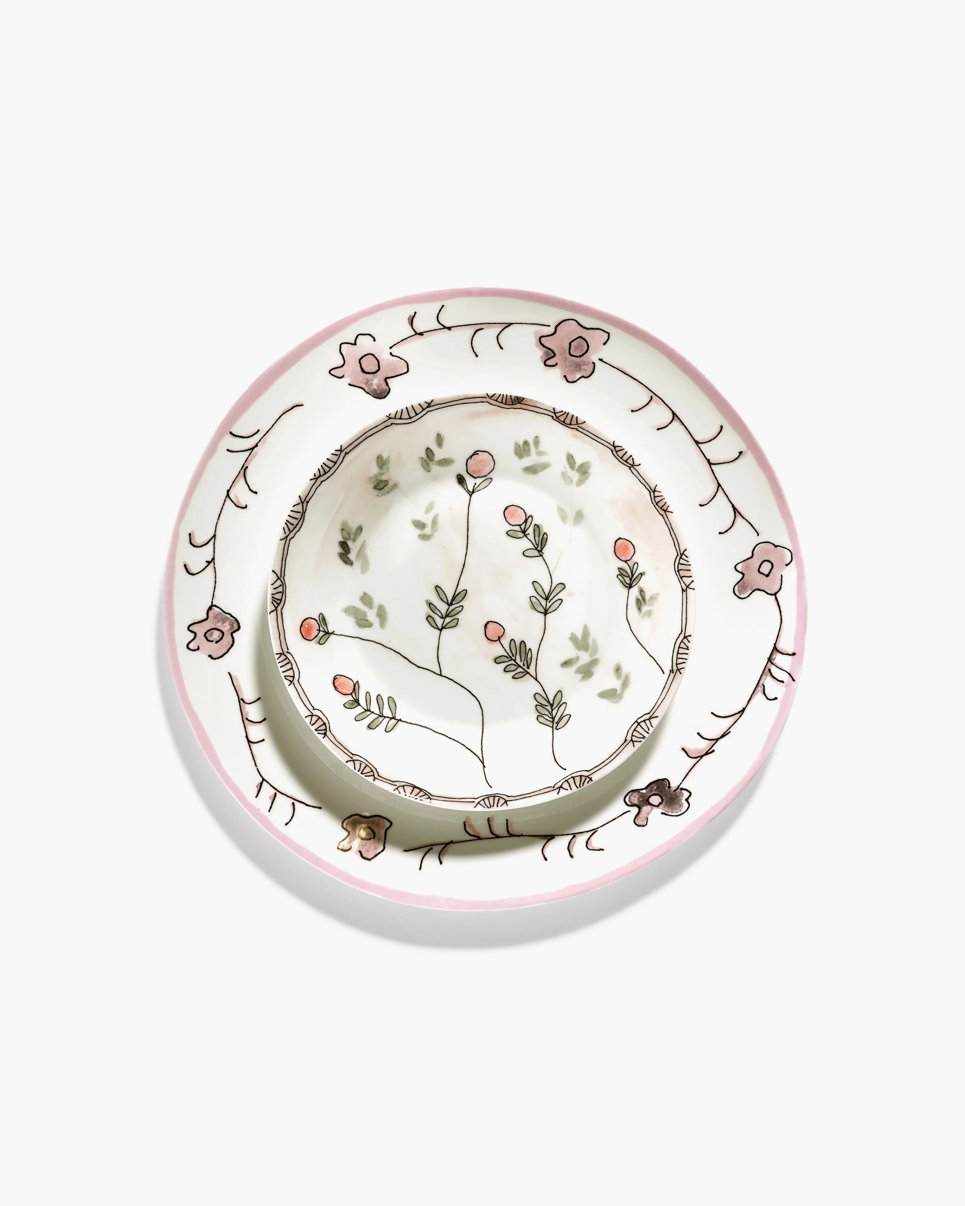 Deep plate S Mirtillo nude Midnight Flowers - Image 5