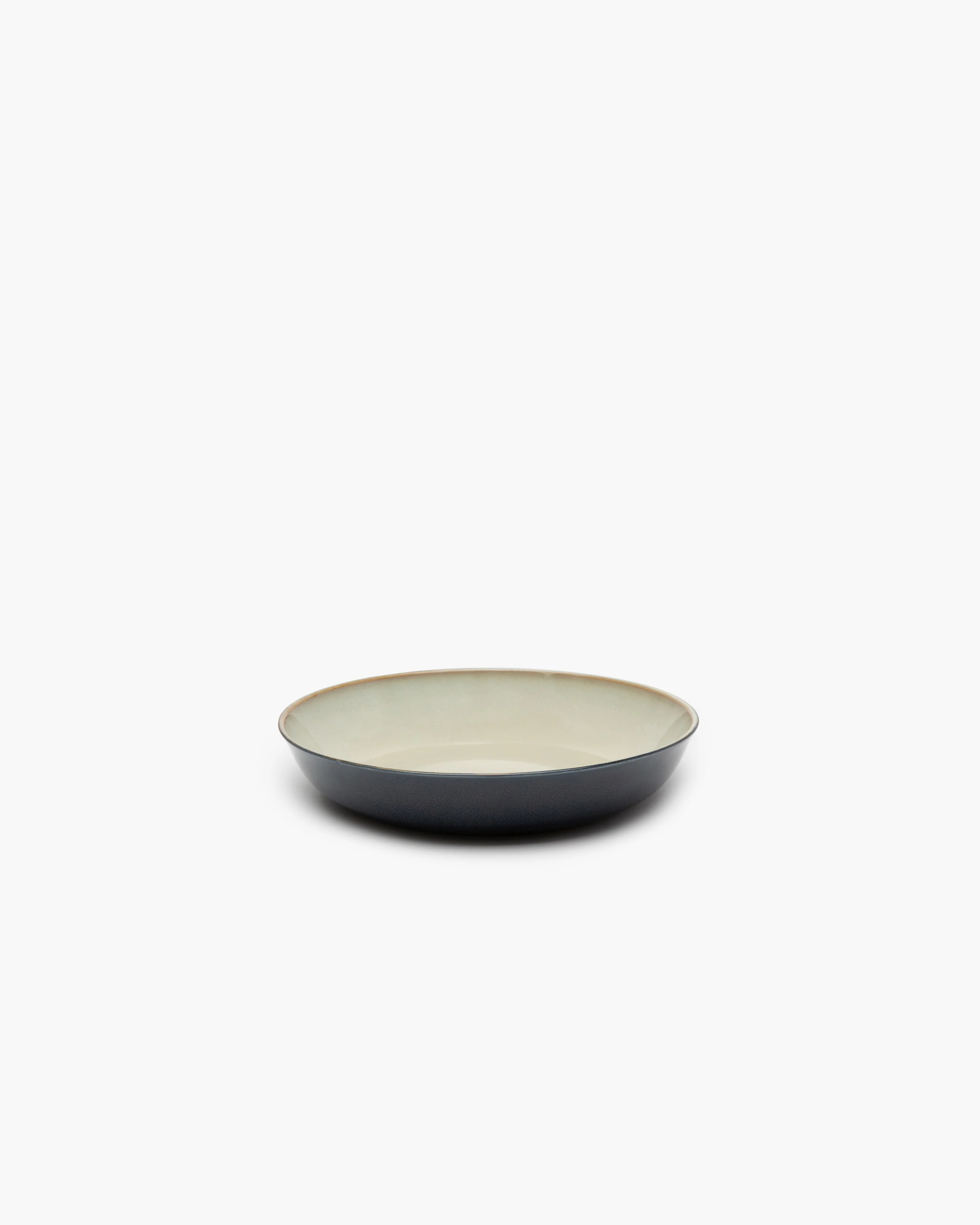Deep plate S misty gray/dark blue Terres de rêves