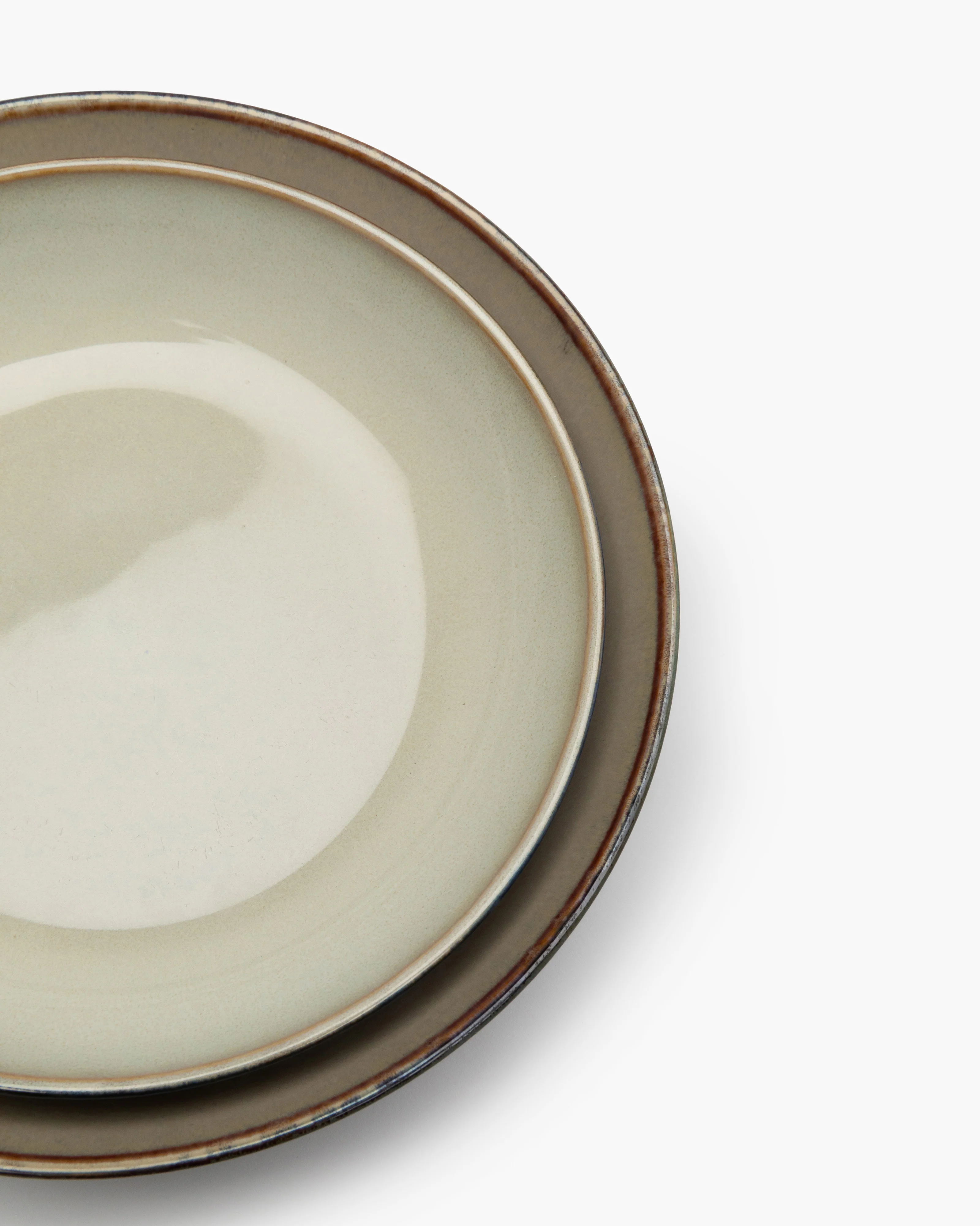 Deep plate S misty gray/dark blue Terres de rêves - Image 3