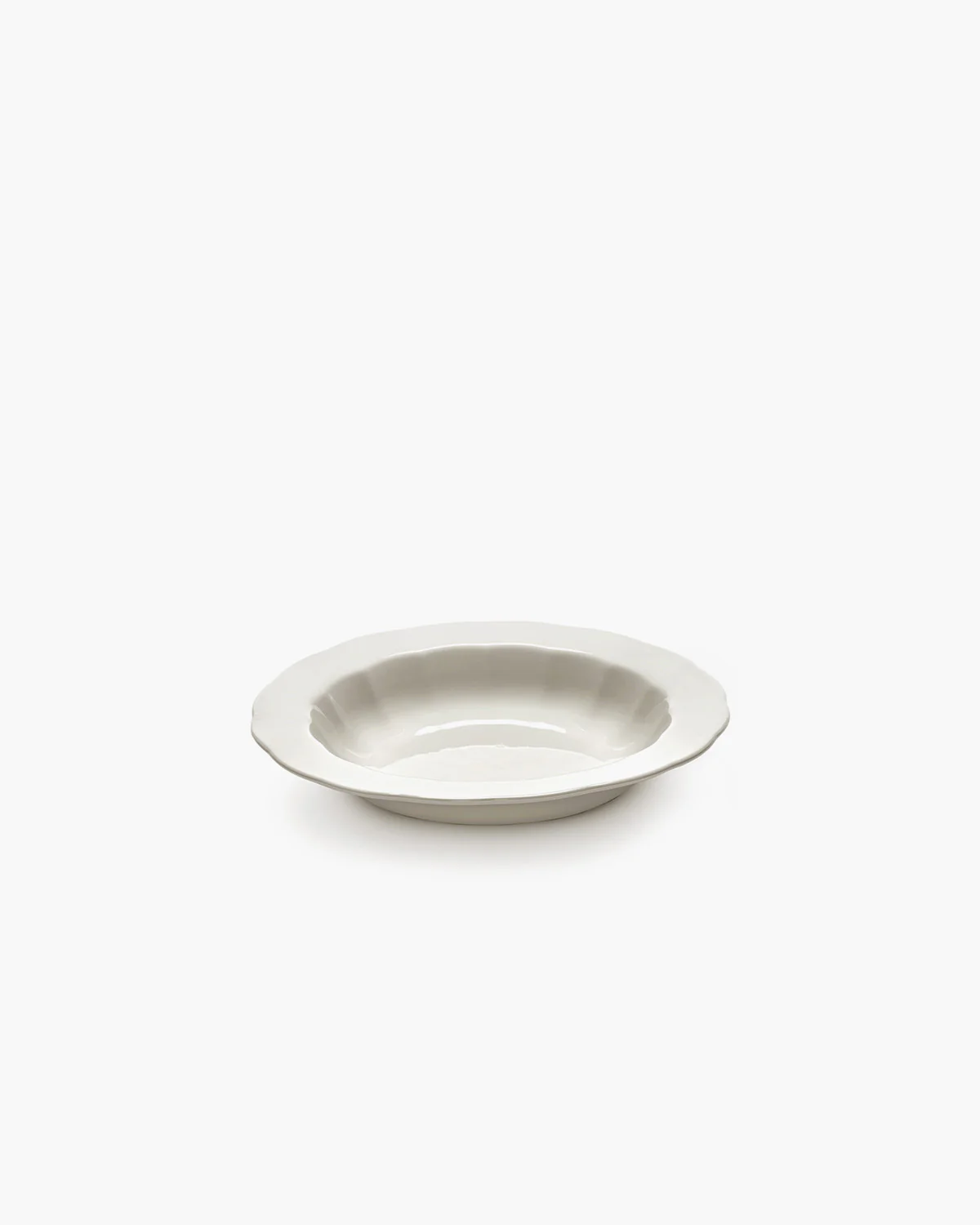 Deep plate S white Silhouette