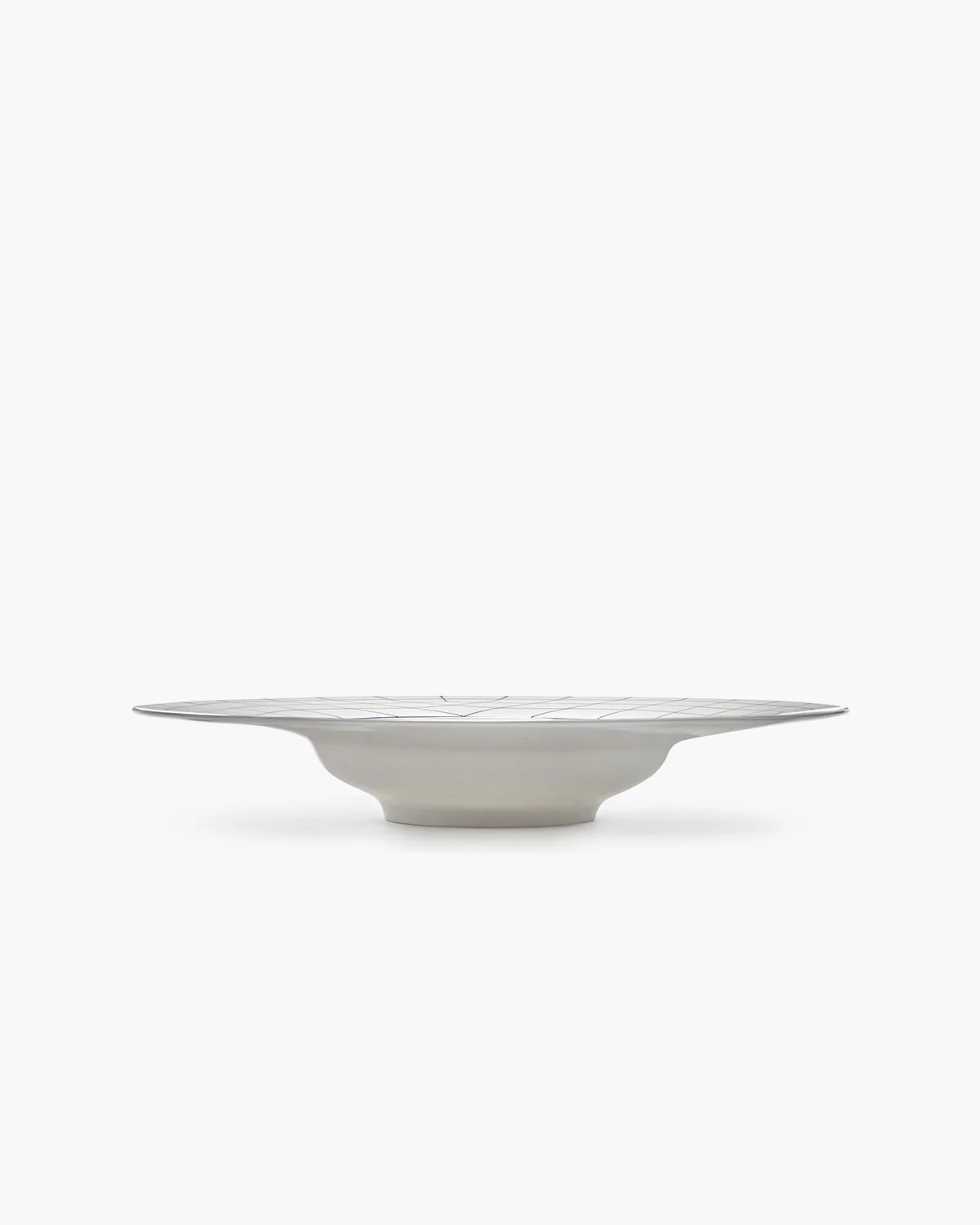 Deep plate wide edge white - blue Nido - Image 3