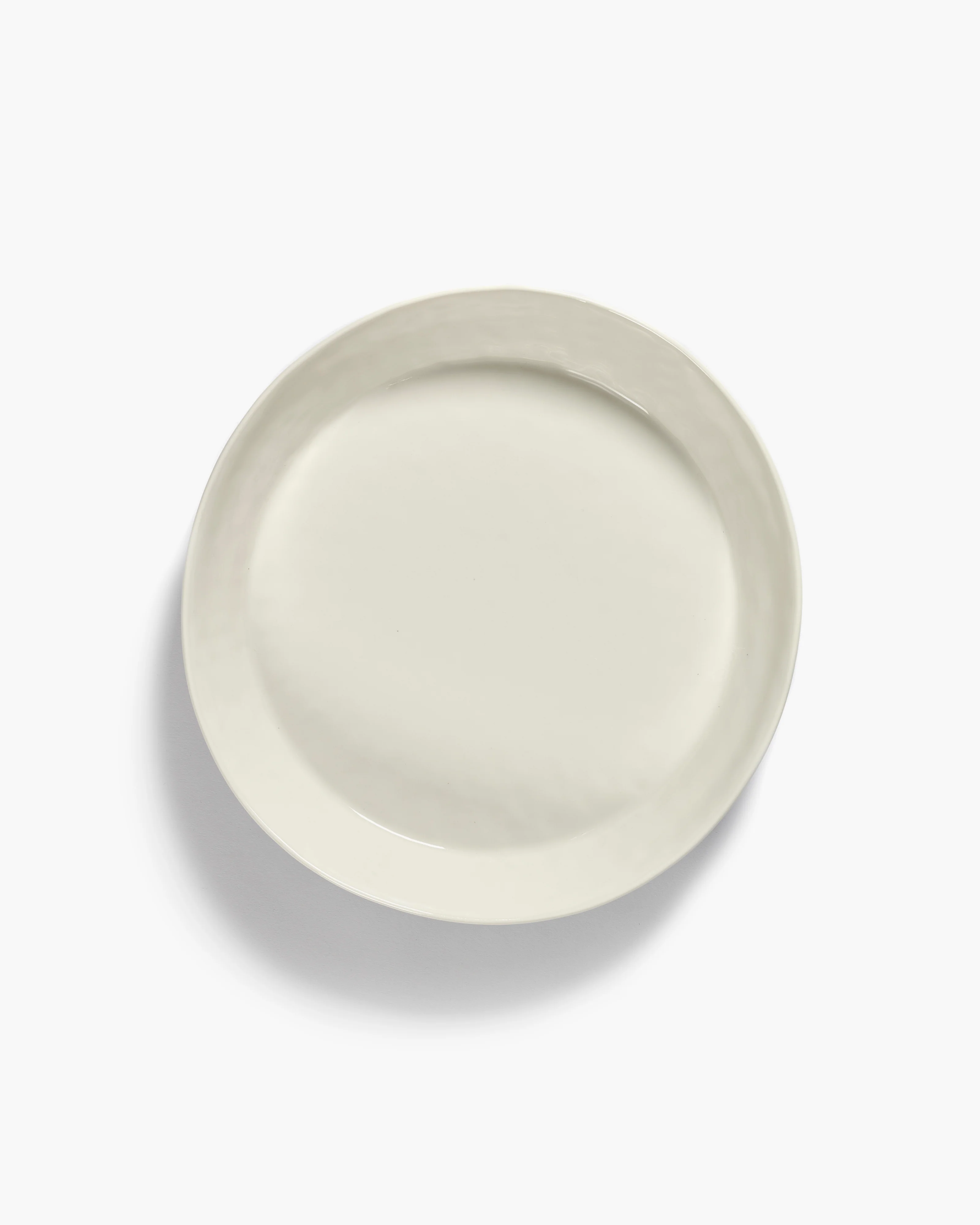 Deep serving plate S white - blue stripes Feast - Image 2