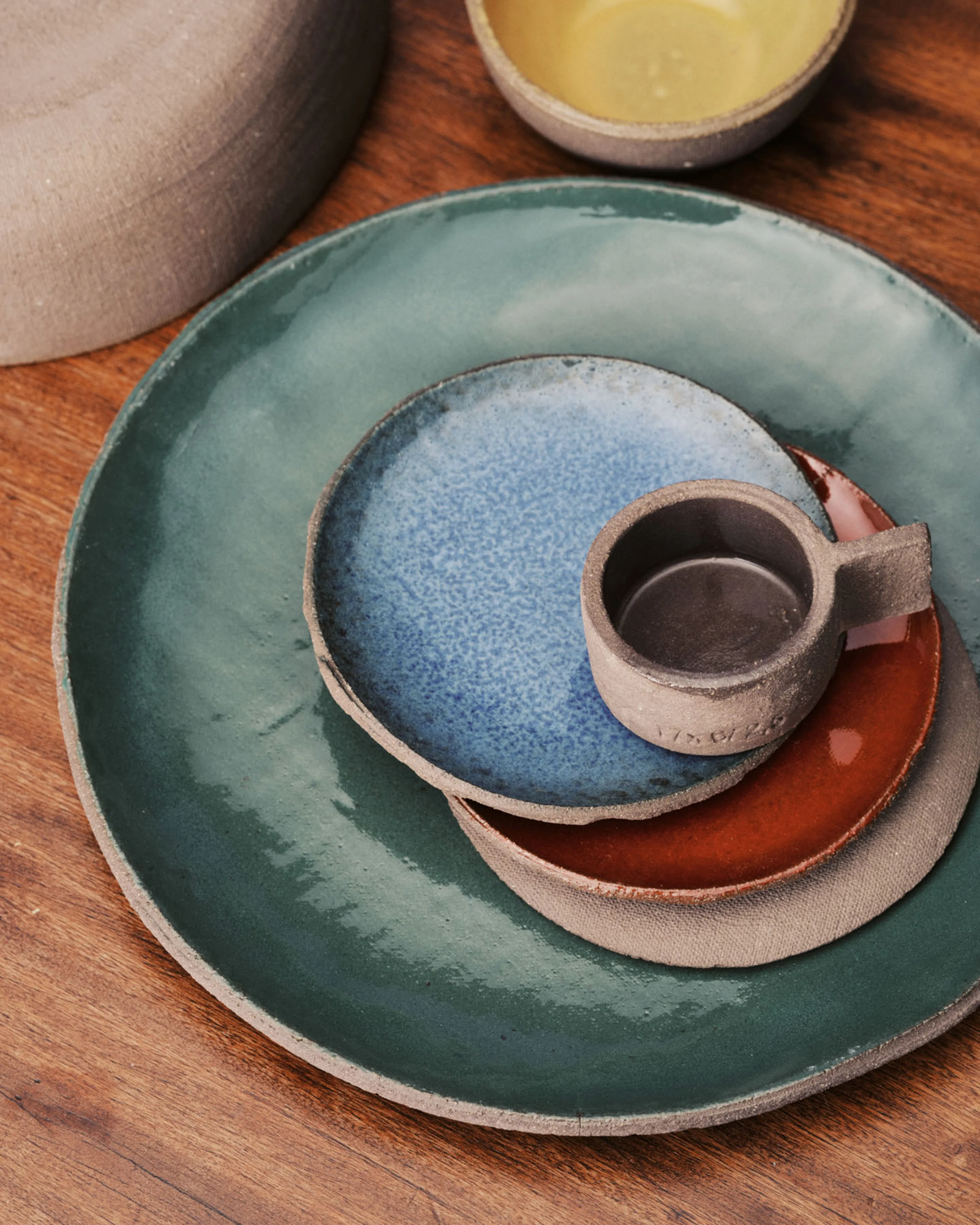 Dessert plate blue FCK - Image 2