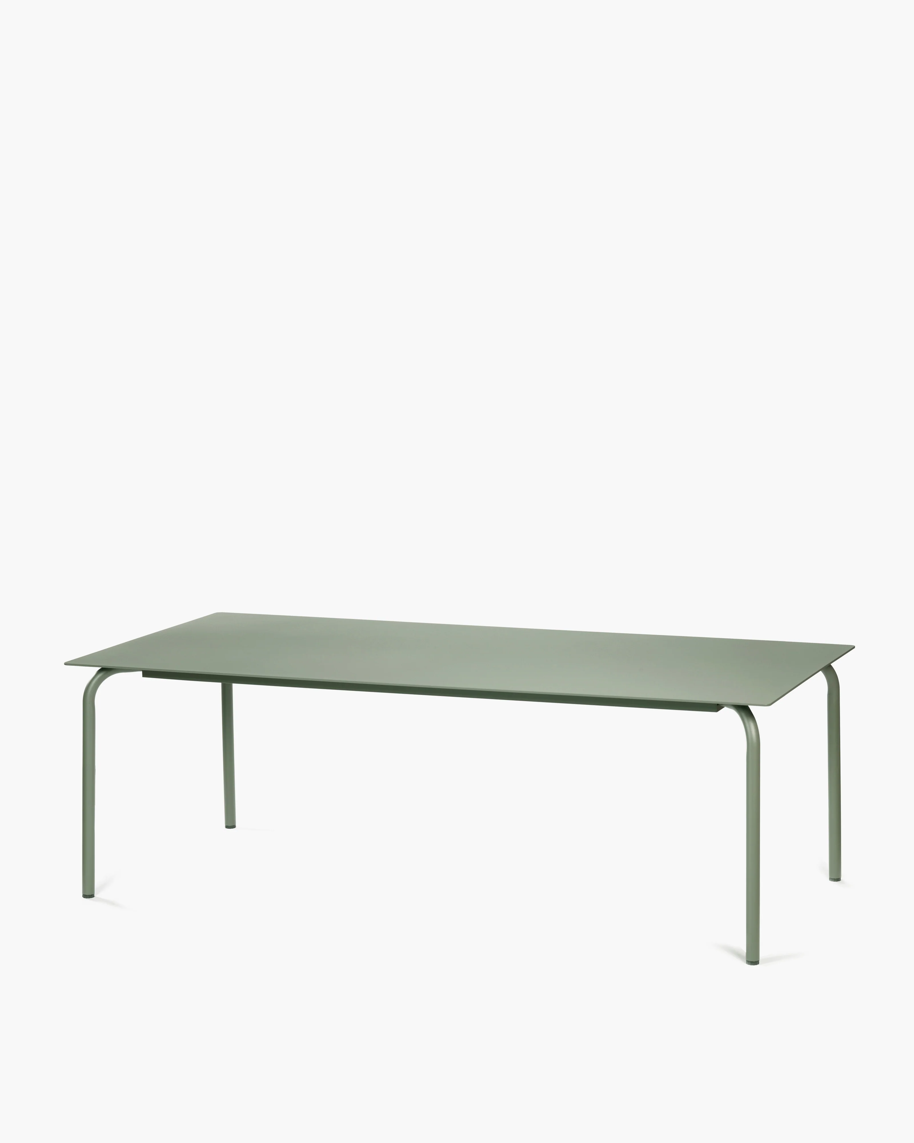 Dining table XL aluminium eucalyptus green August