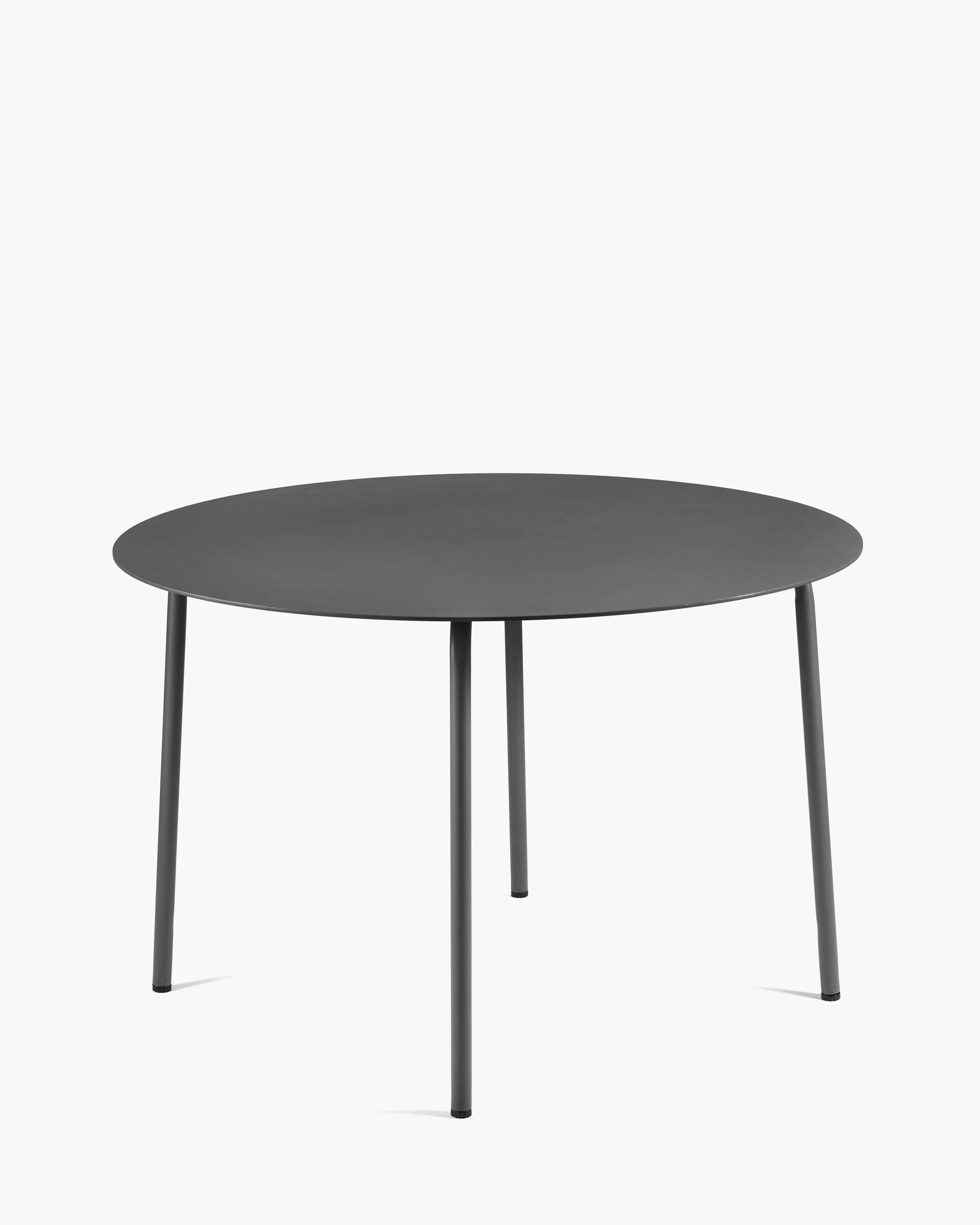 Dining table round L aluminium black August - Image 2