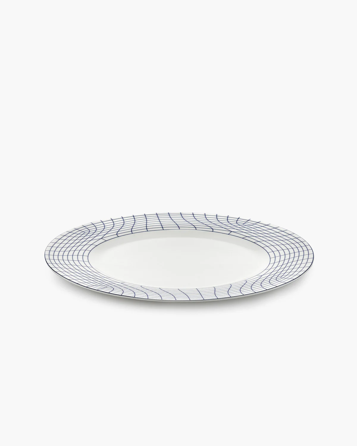 Dinner plate 01 white - blue Nido - Image 3