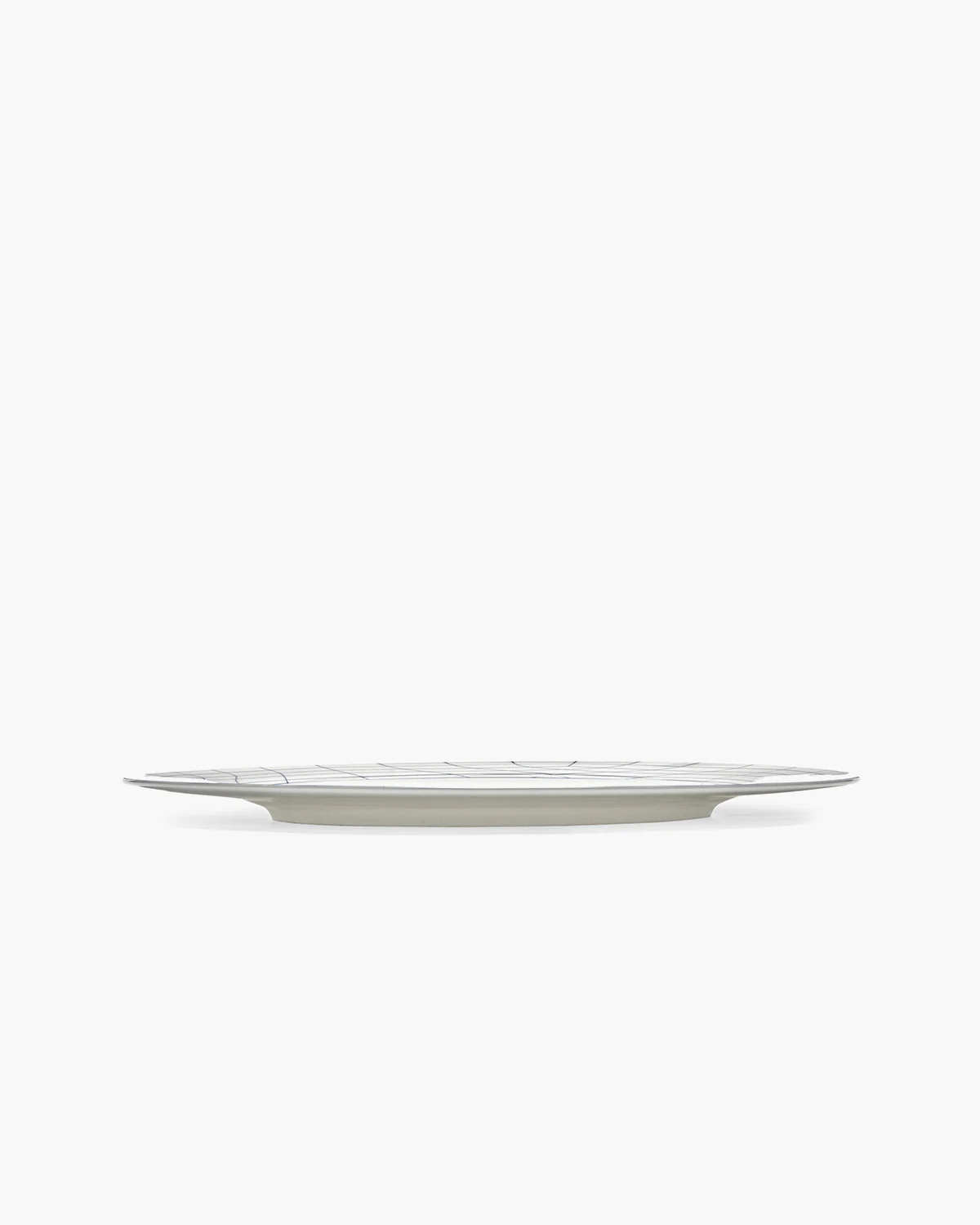 Dinner plate 02 white - blue Nido - Image 2