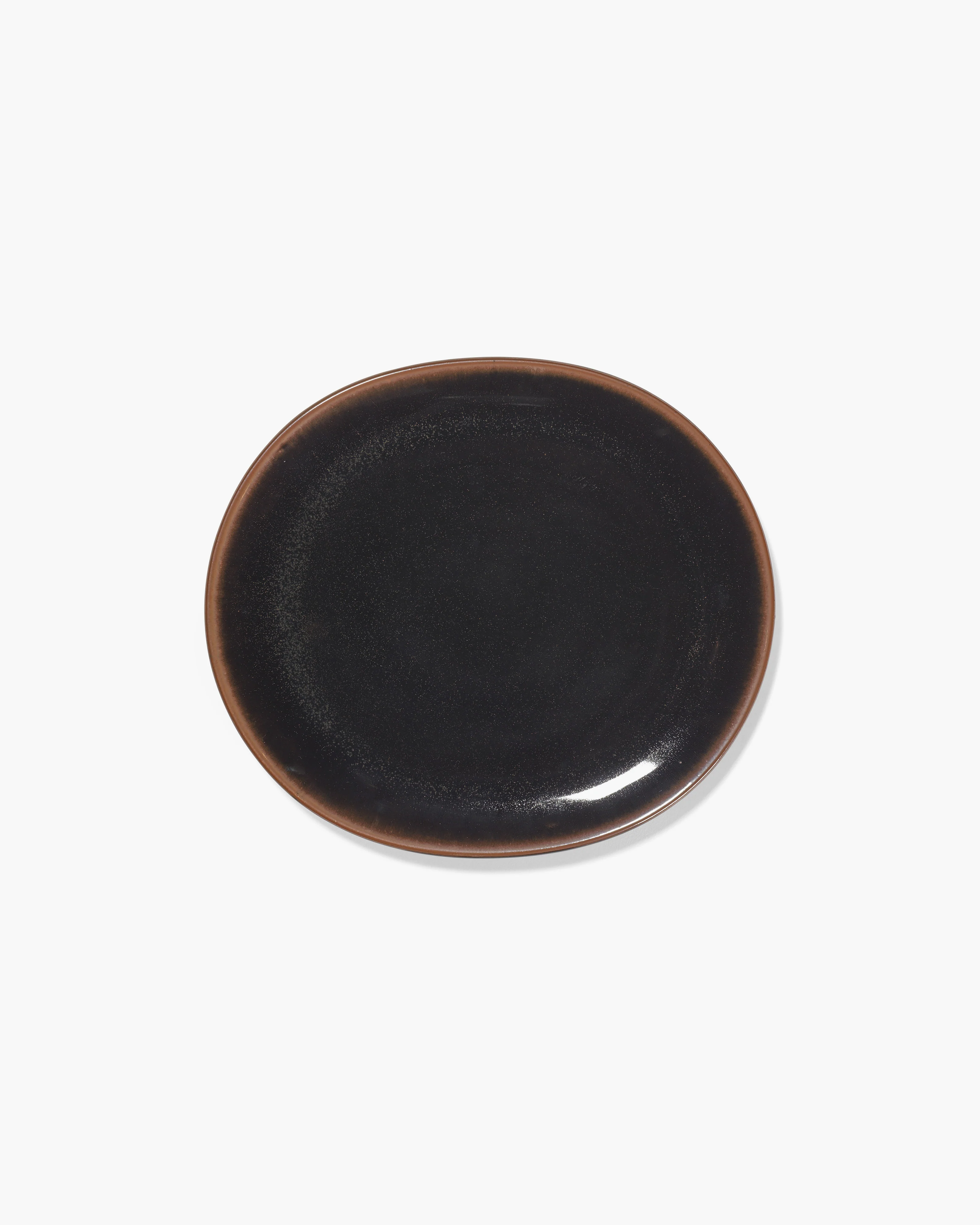 Dinner plate dark brown Out of lines - Image 3