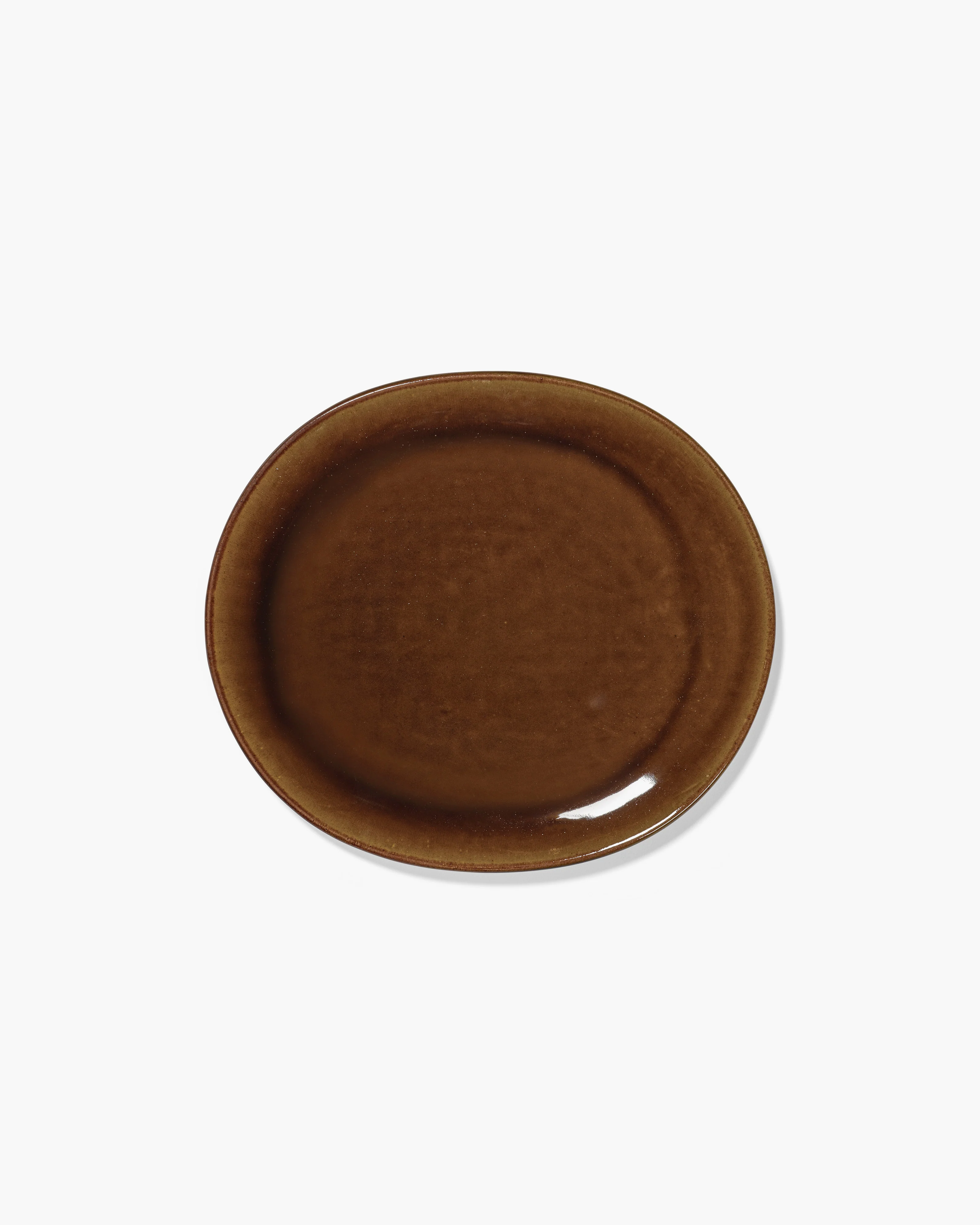 Dinner plate ocher Out of lines - Image 3