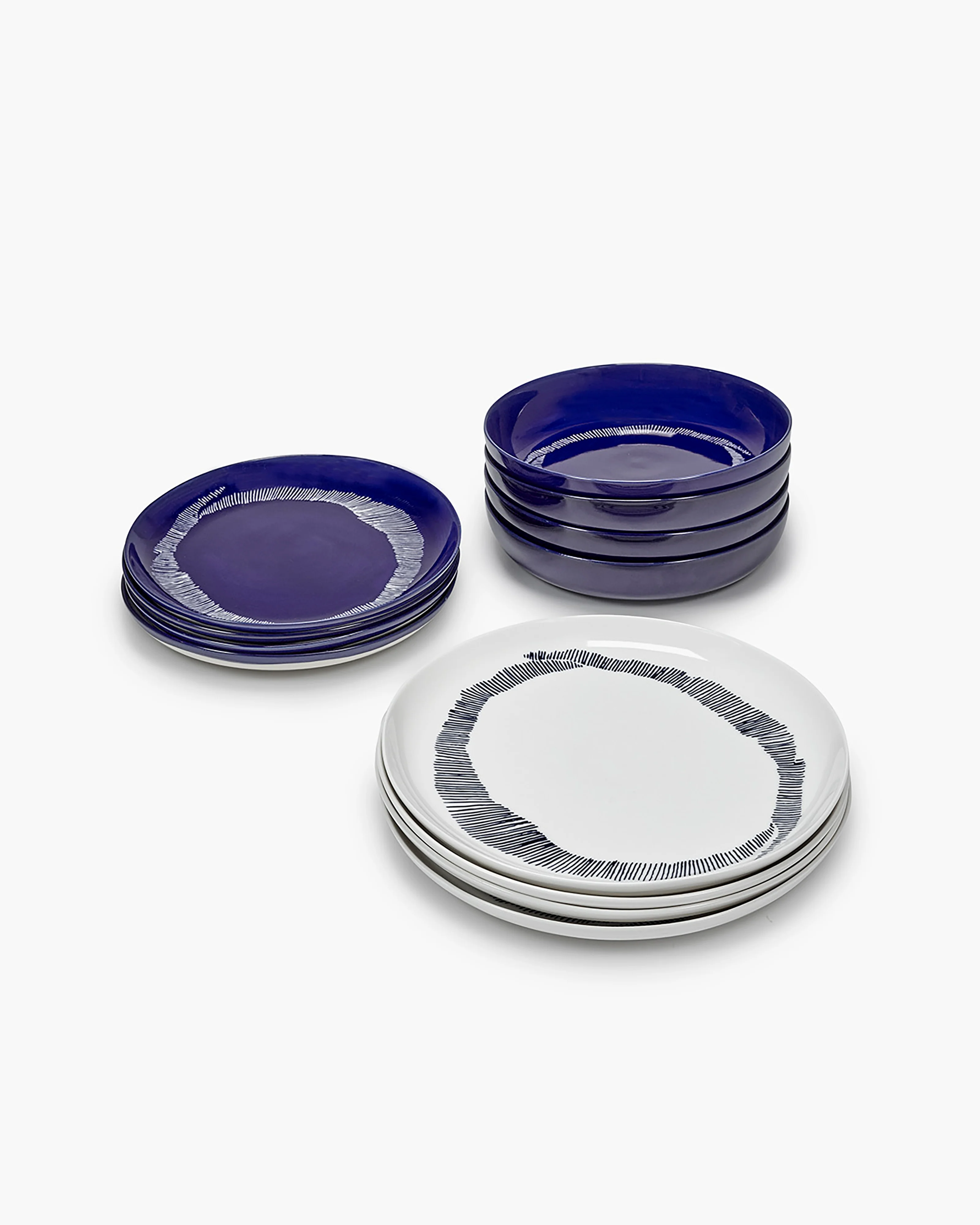 Dinner Set 12 pieces blue Feast - Image 4