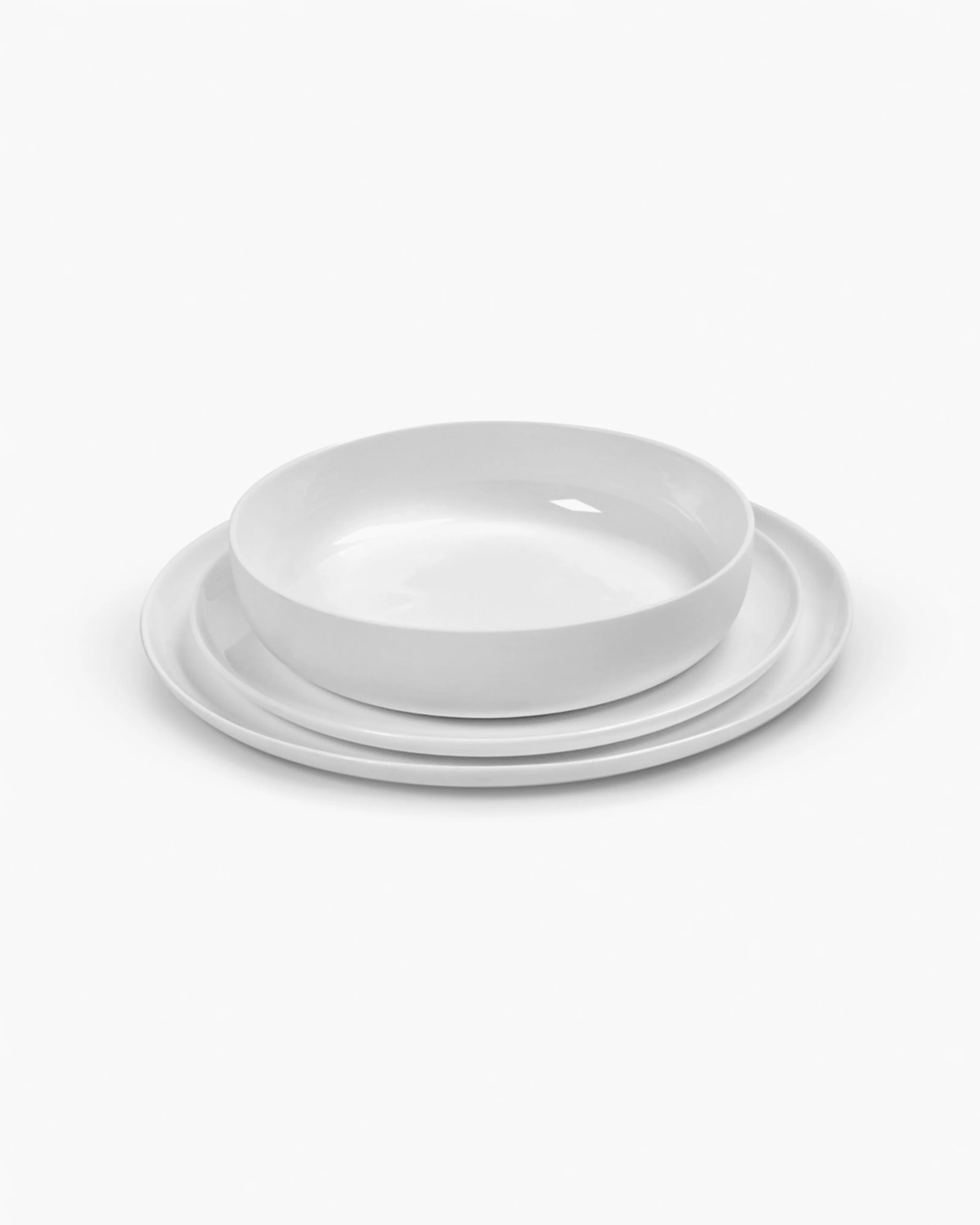 Dinner Set 12 pieces white Base - Image 2