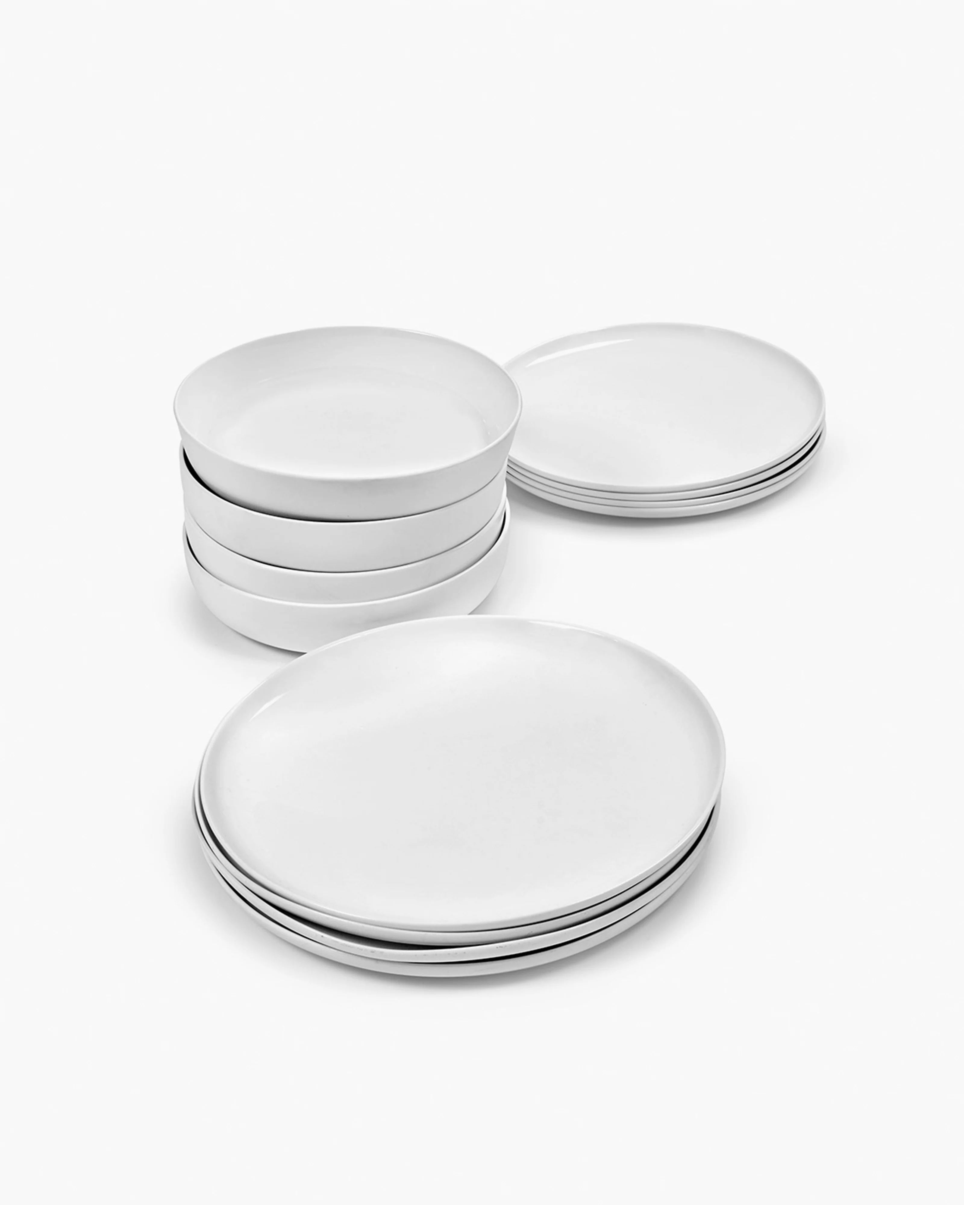 Dinner Set 12 pieces white Base - Image 3