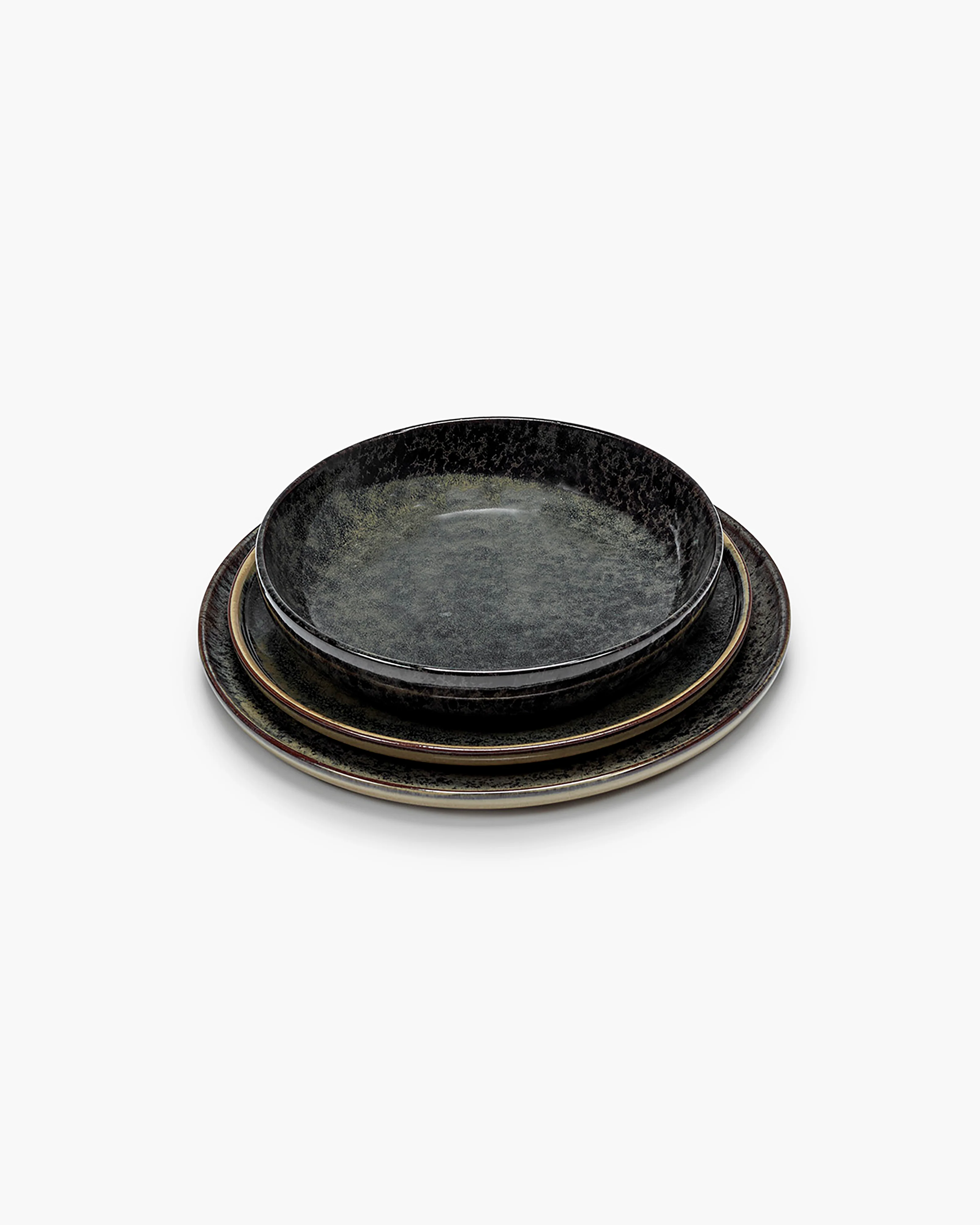 Dinner Set 12 pieces indi gray Surface - Image 2