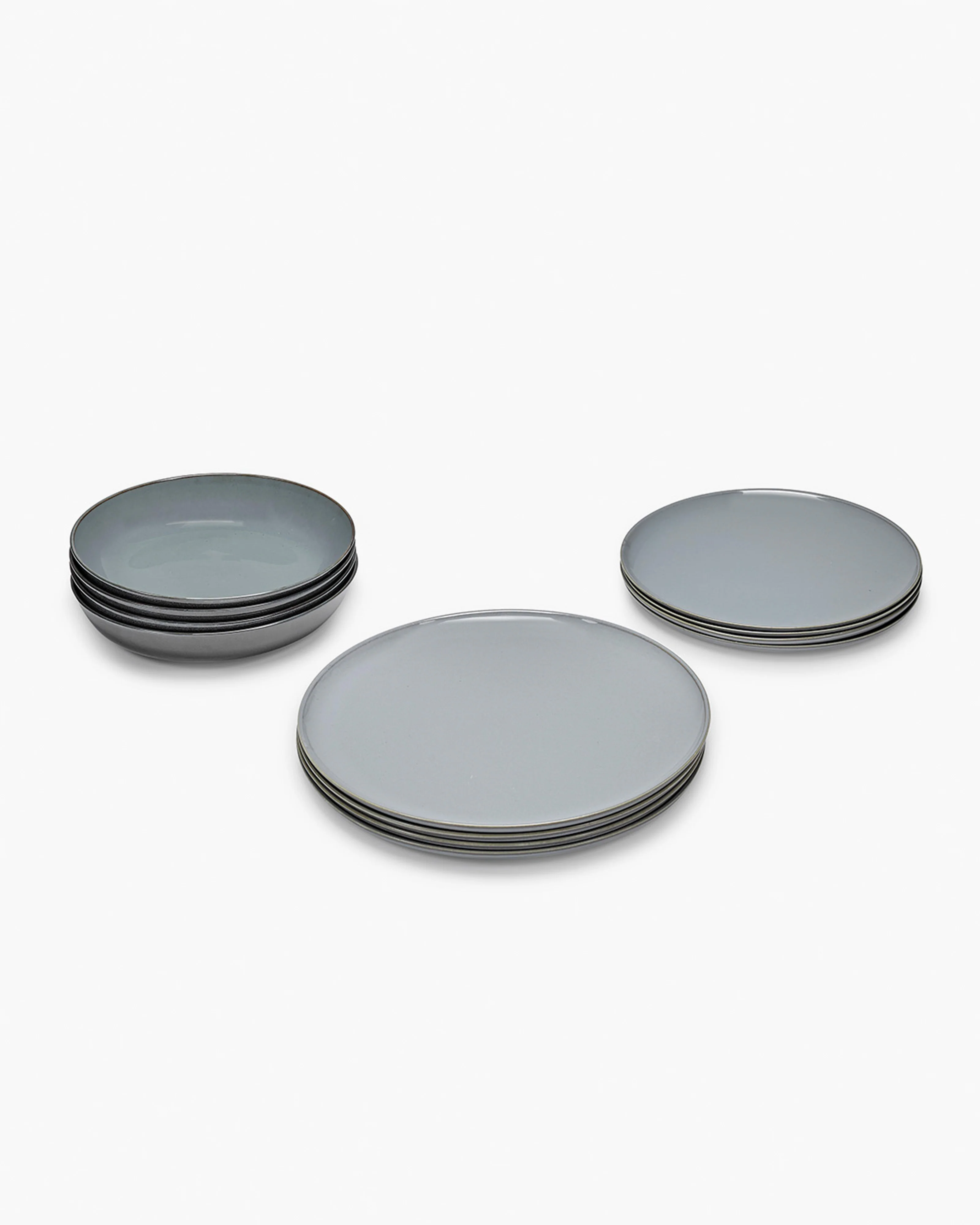 Dinner Set 12 pieces smoky blue Terres de rêves - Image 4