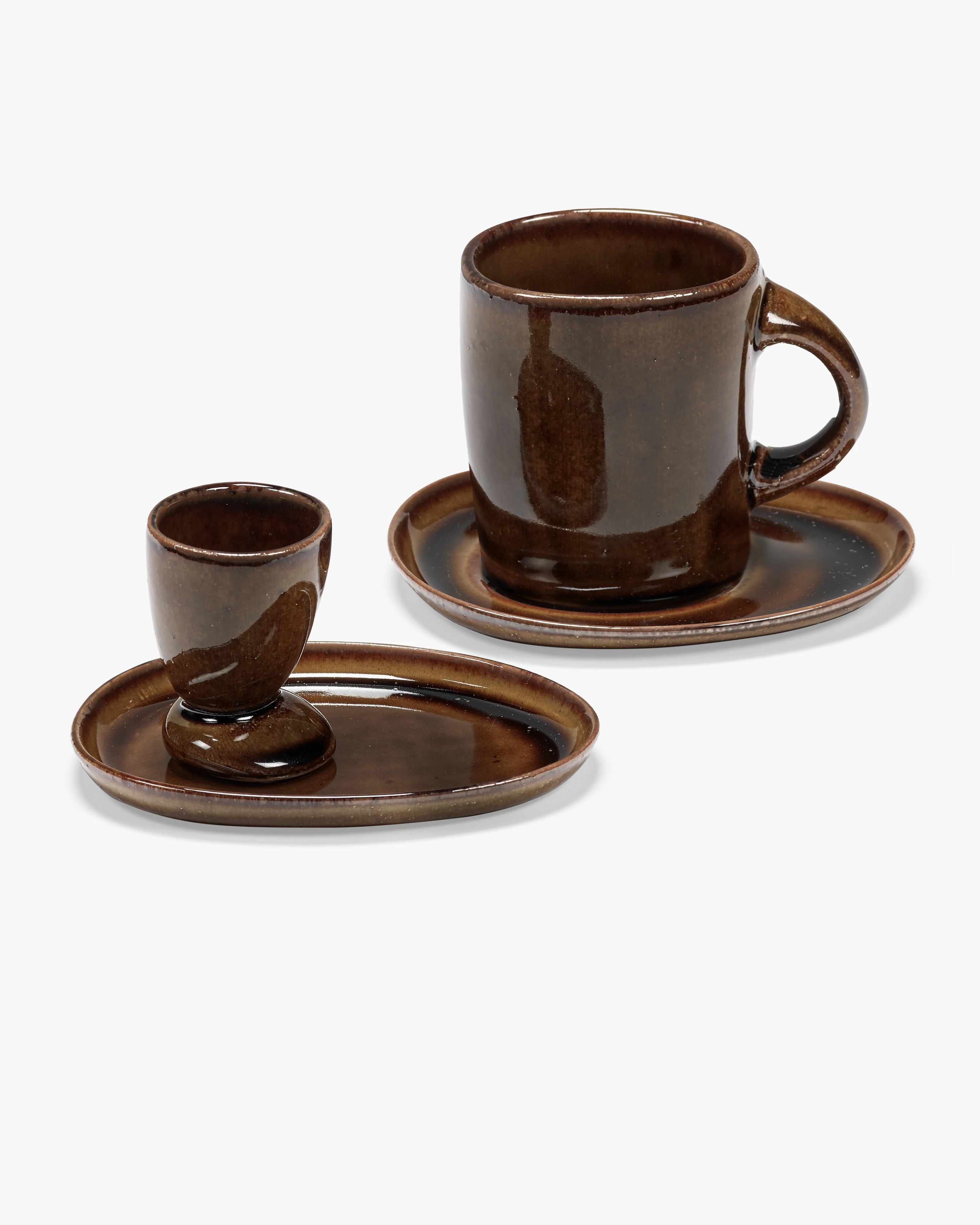 Egg cup ocher Out of lines - Image 6