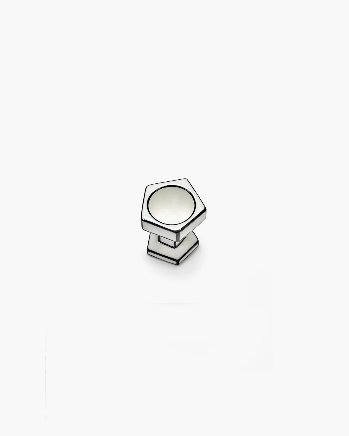 Egg cup white - black Carte Blanche - Image 3