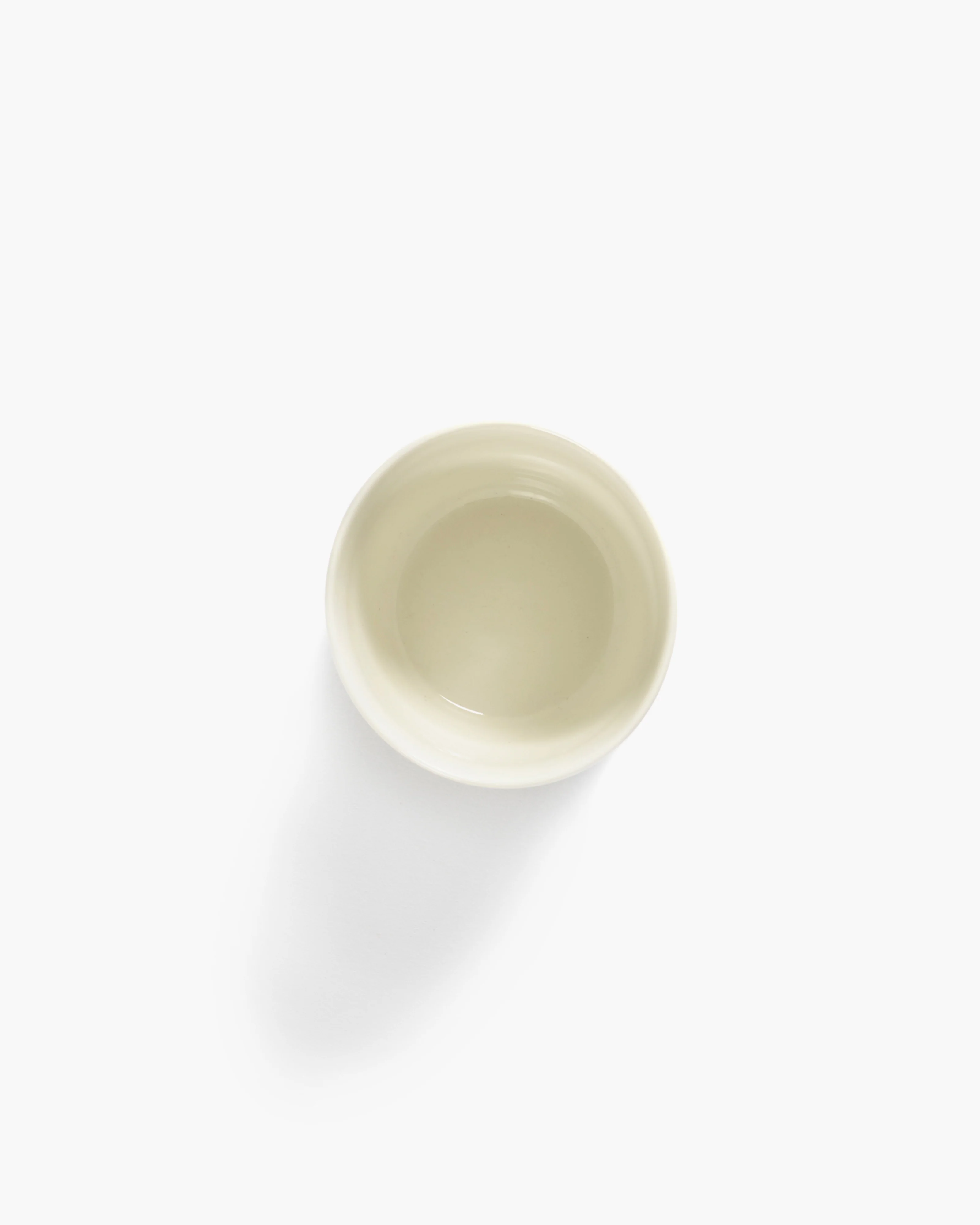 Espresso cup 15cl white - blue stripes Feast - Image 2