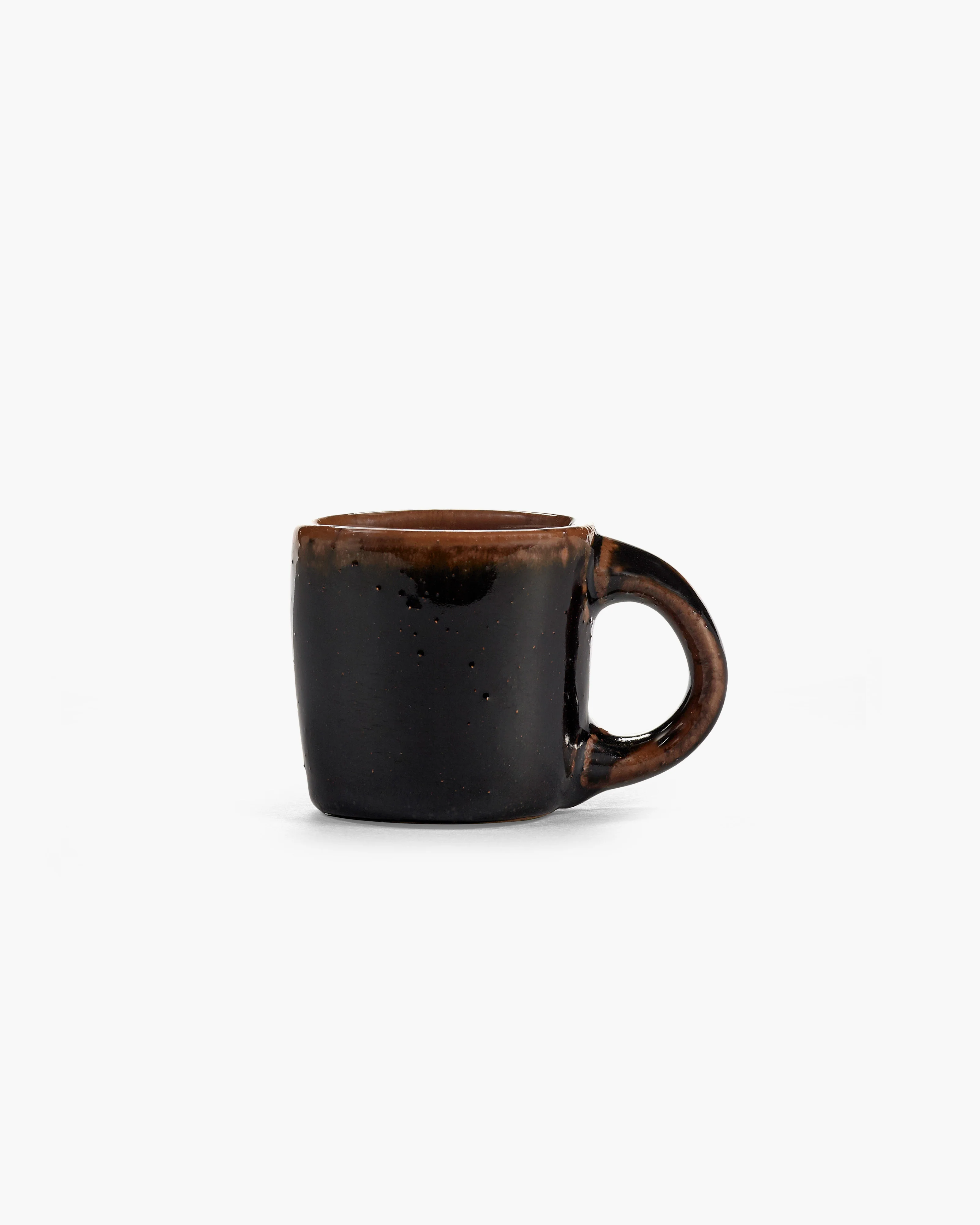 Espresso cup dark brown Out of lines - Image 4