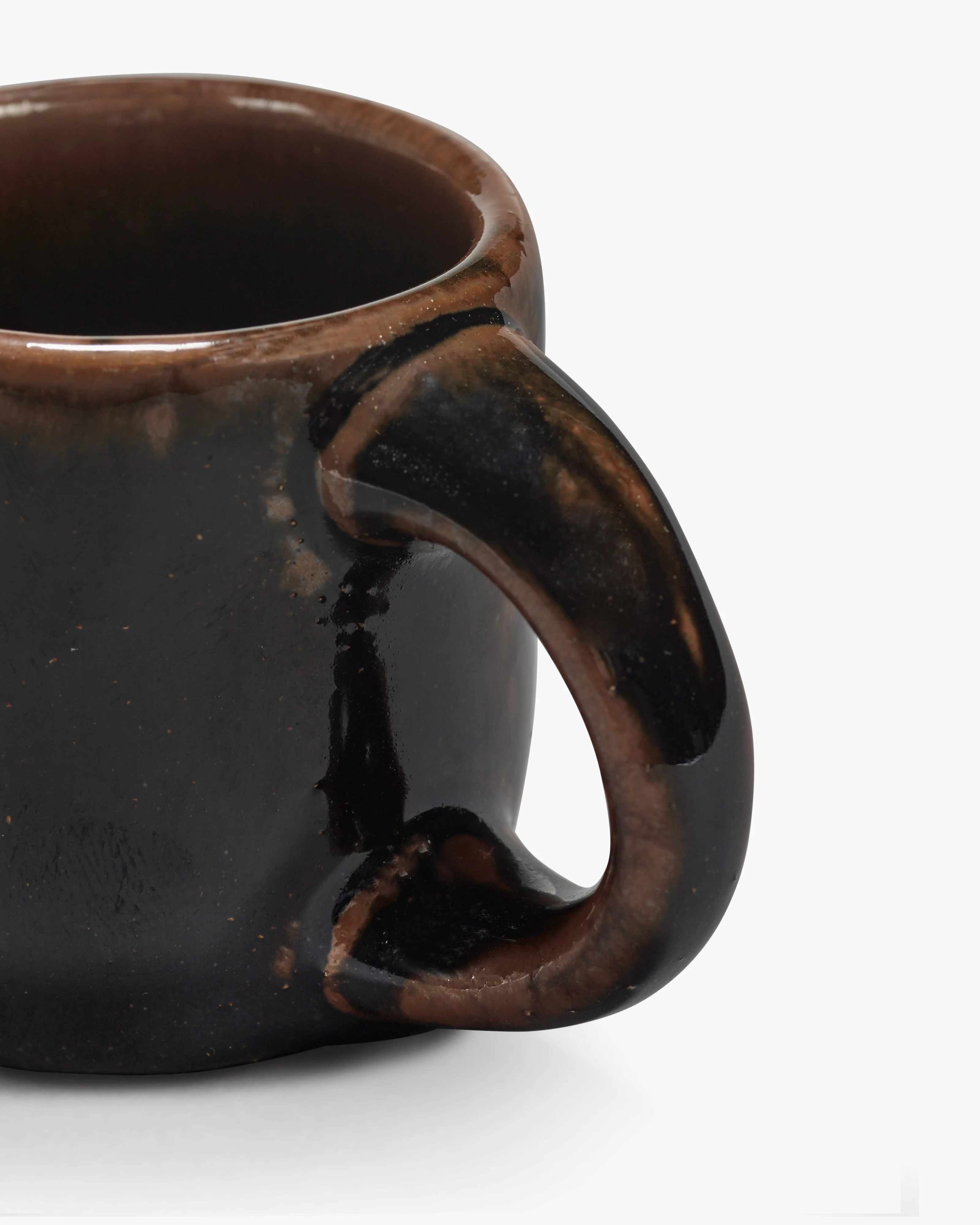 Espresso cup dark brown Out of lines - Image 5