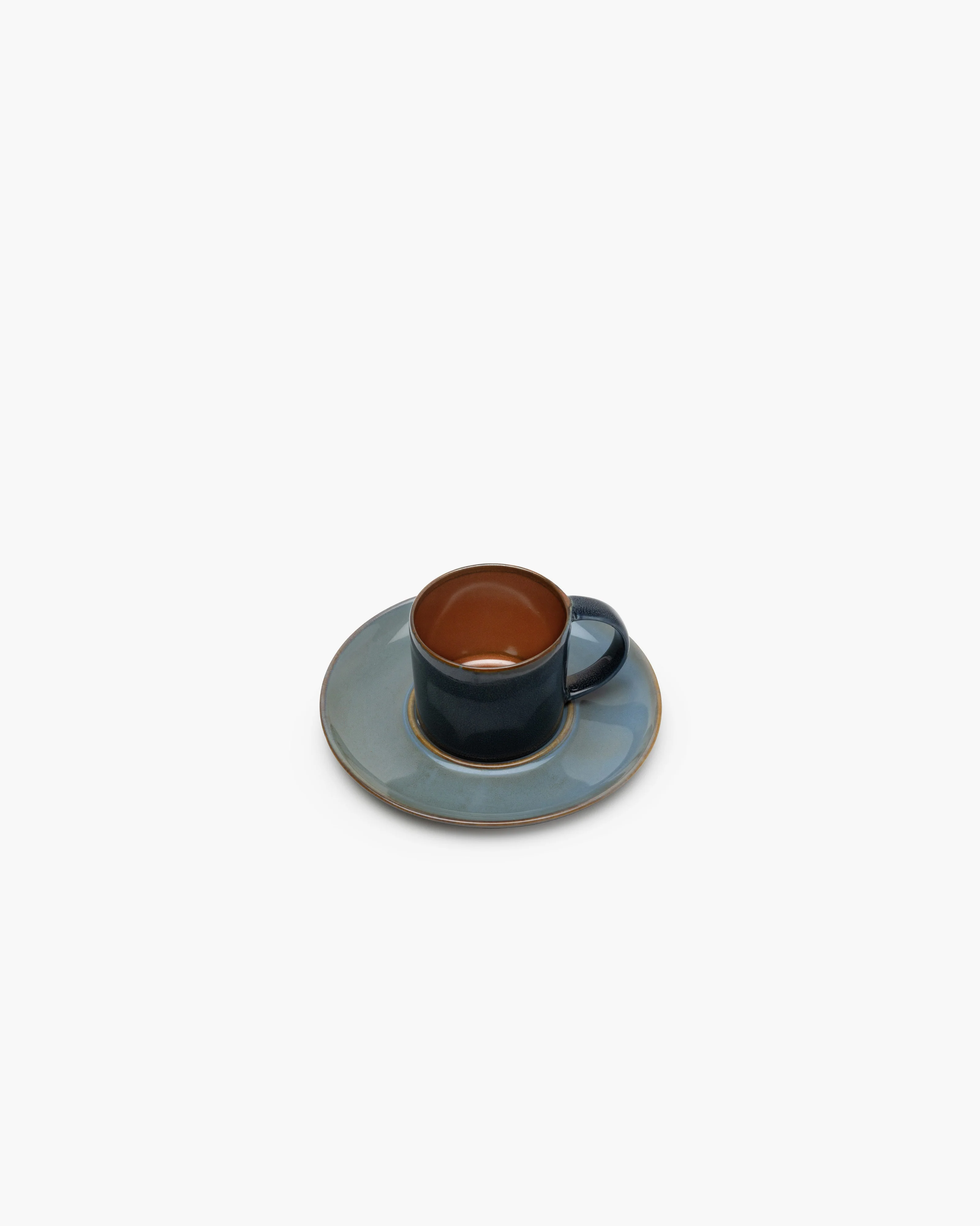 Espresso cup rust/dark blue Terres de rêves - Image 3