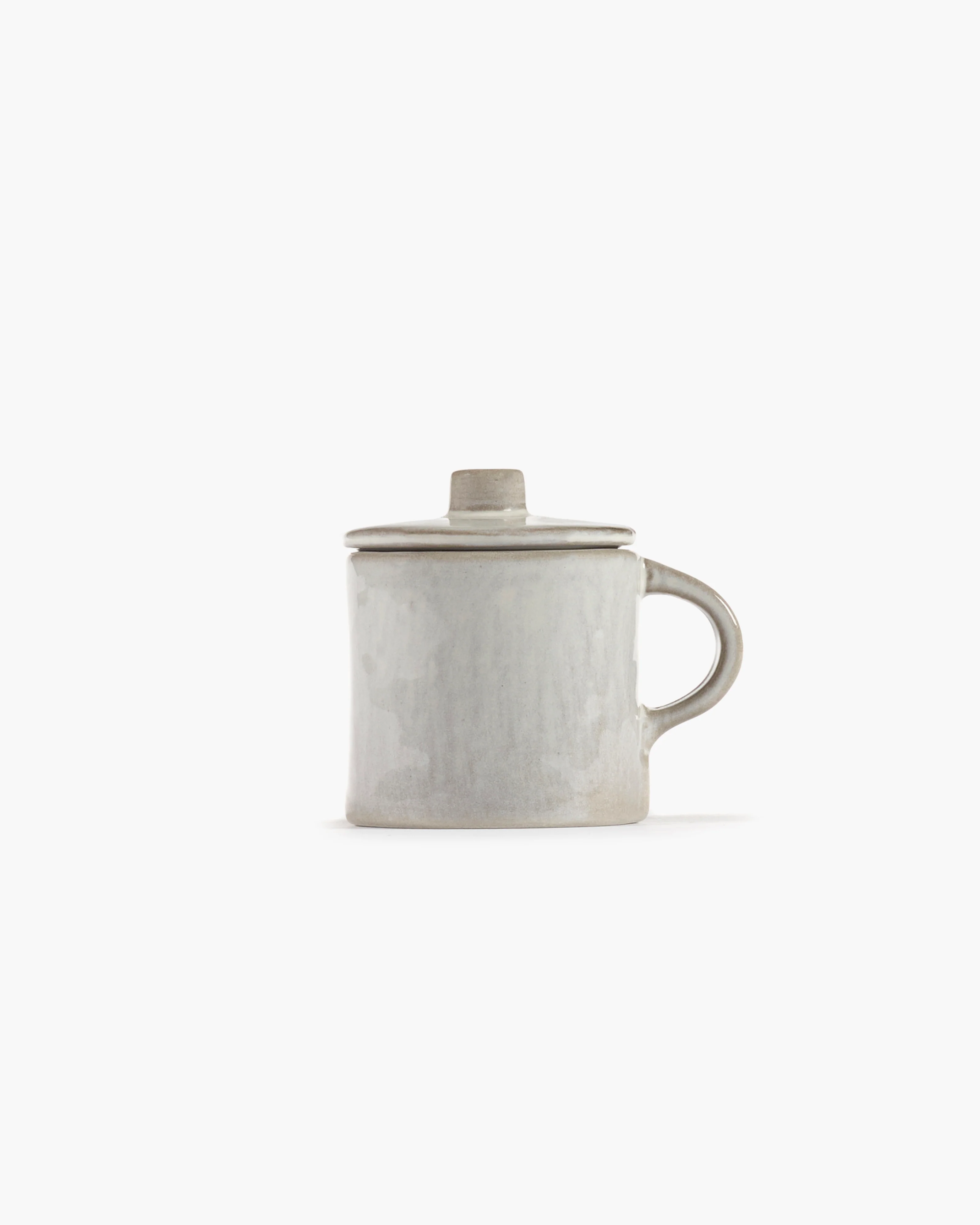 Espresso cup with lid off-white La Mère - Image 2