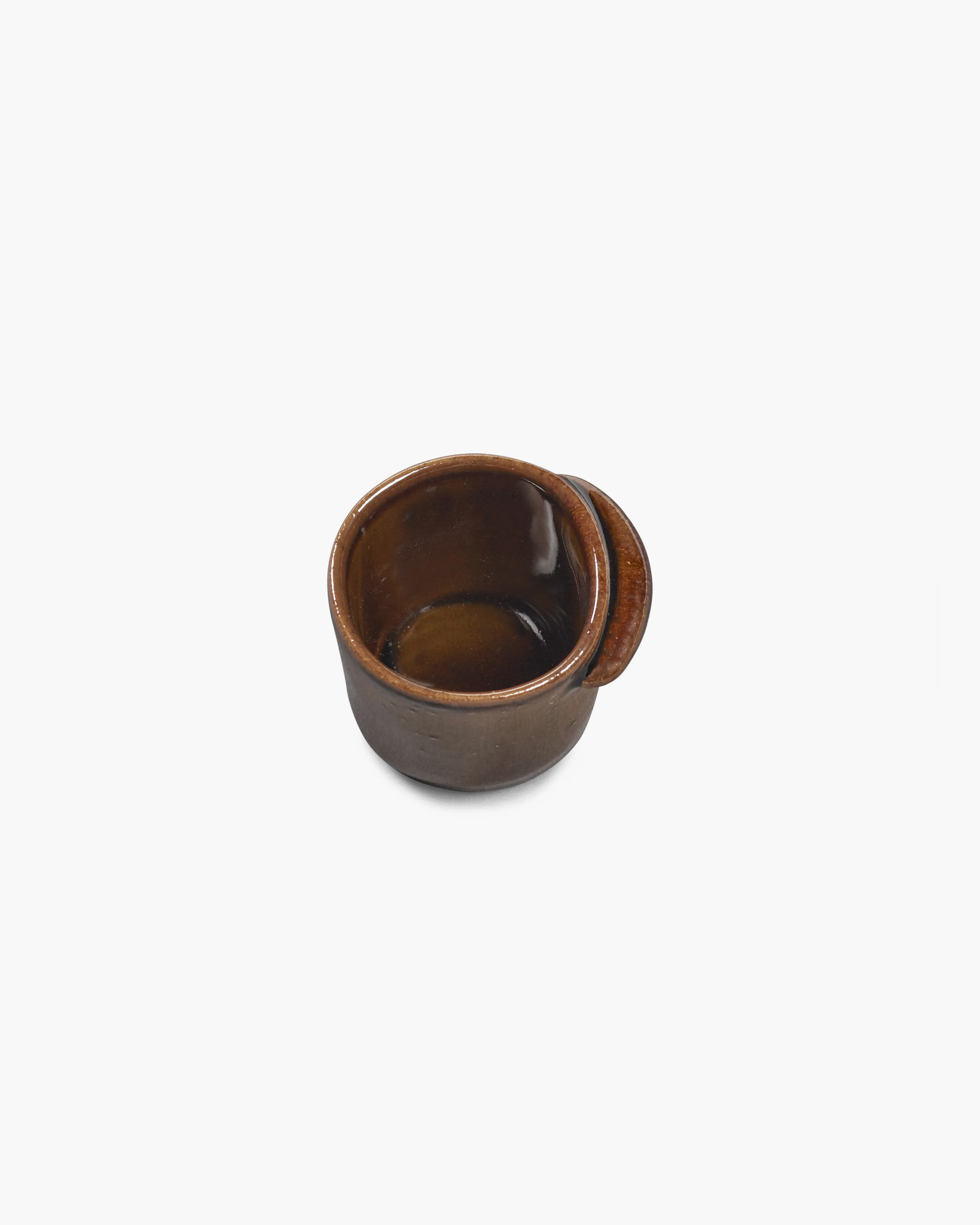 Espresso cup without handle ocher Out of lines - Image 3