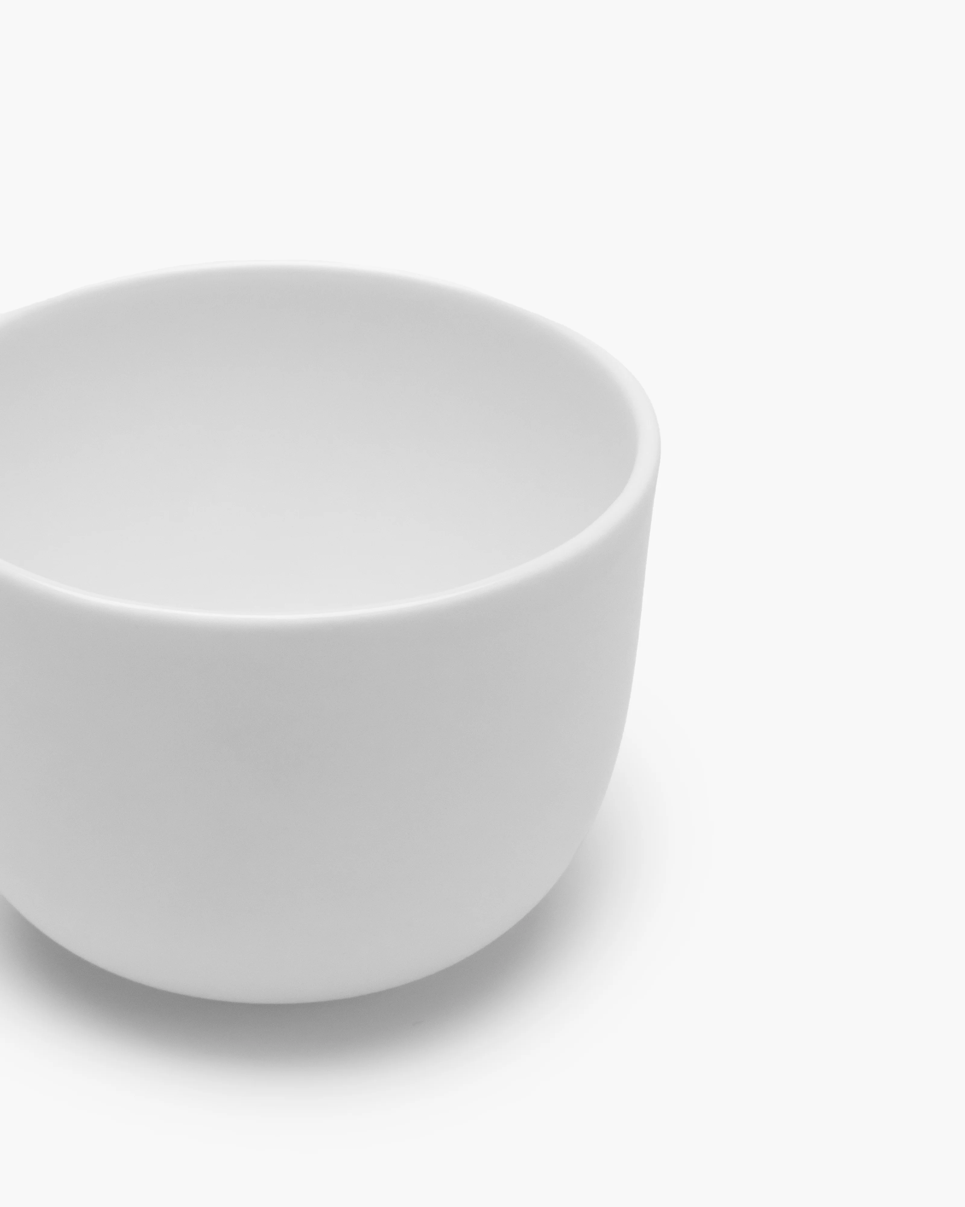 Espresso cup without handle white Base - Image 3