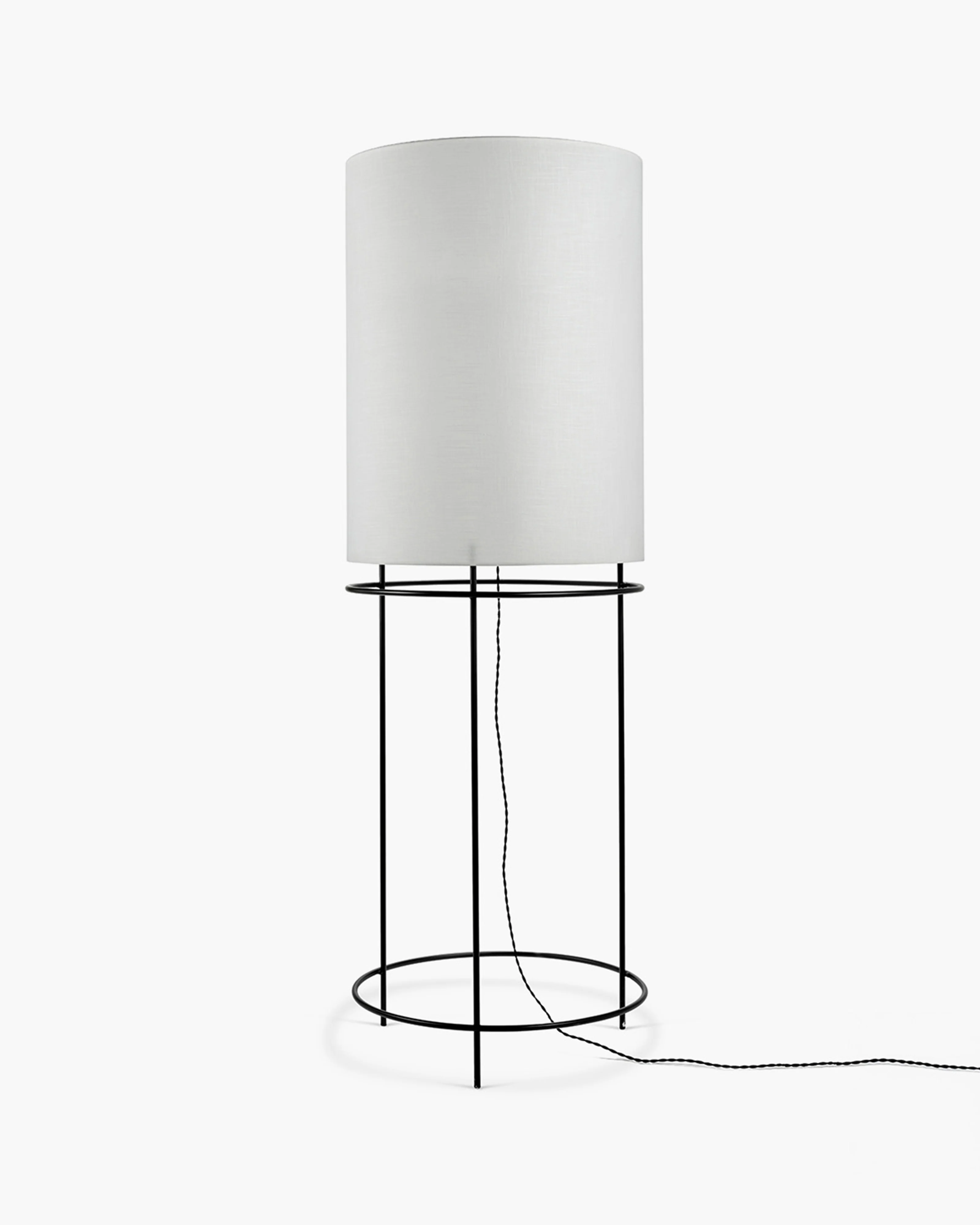 Floor lamp Cylinder 03 black - white - Image 3