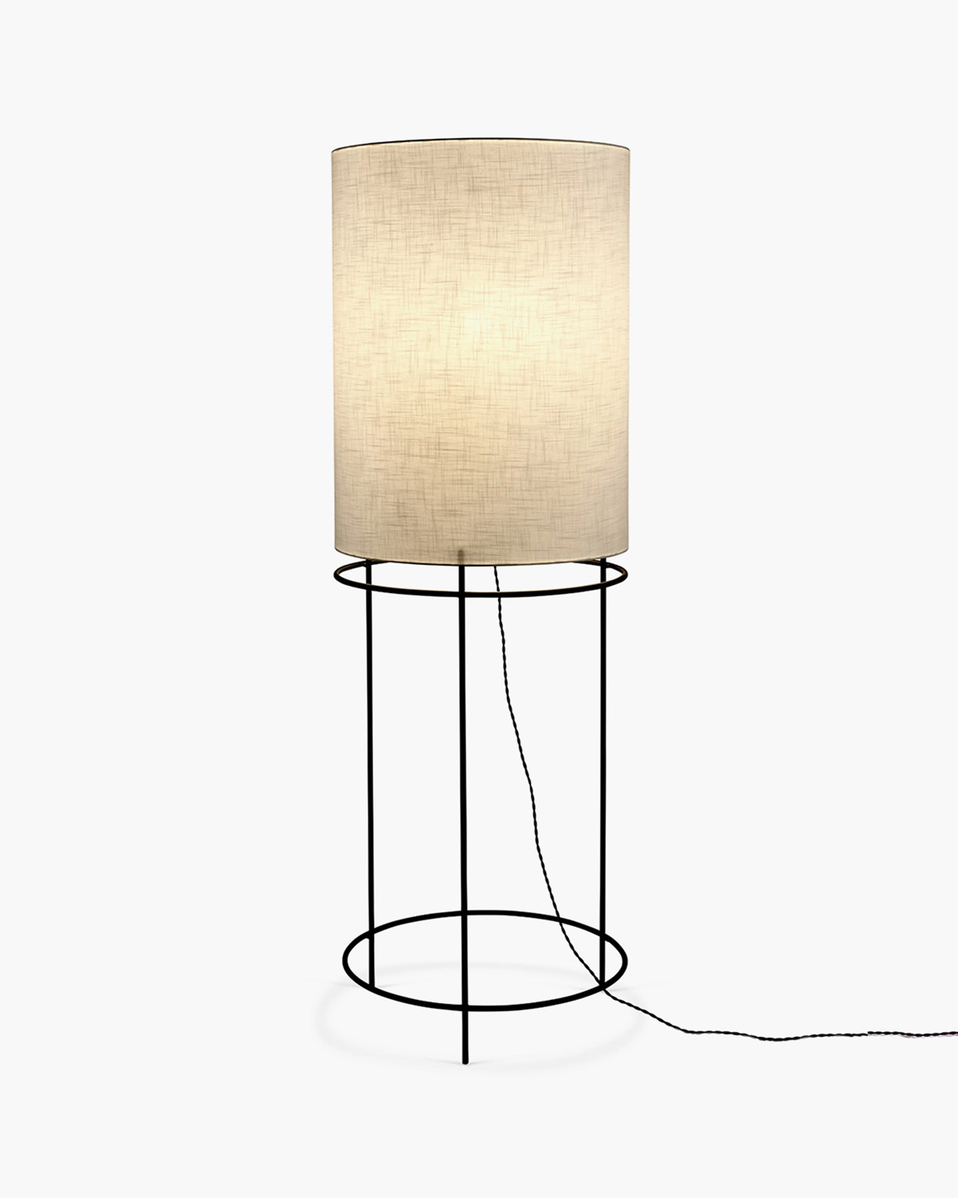 Floor lamp Cylinder 03 black - white - Image 4