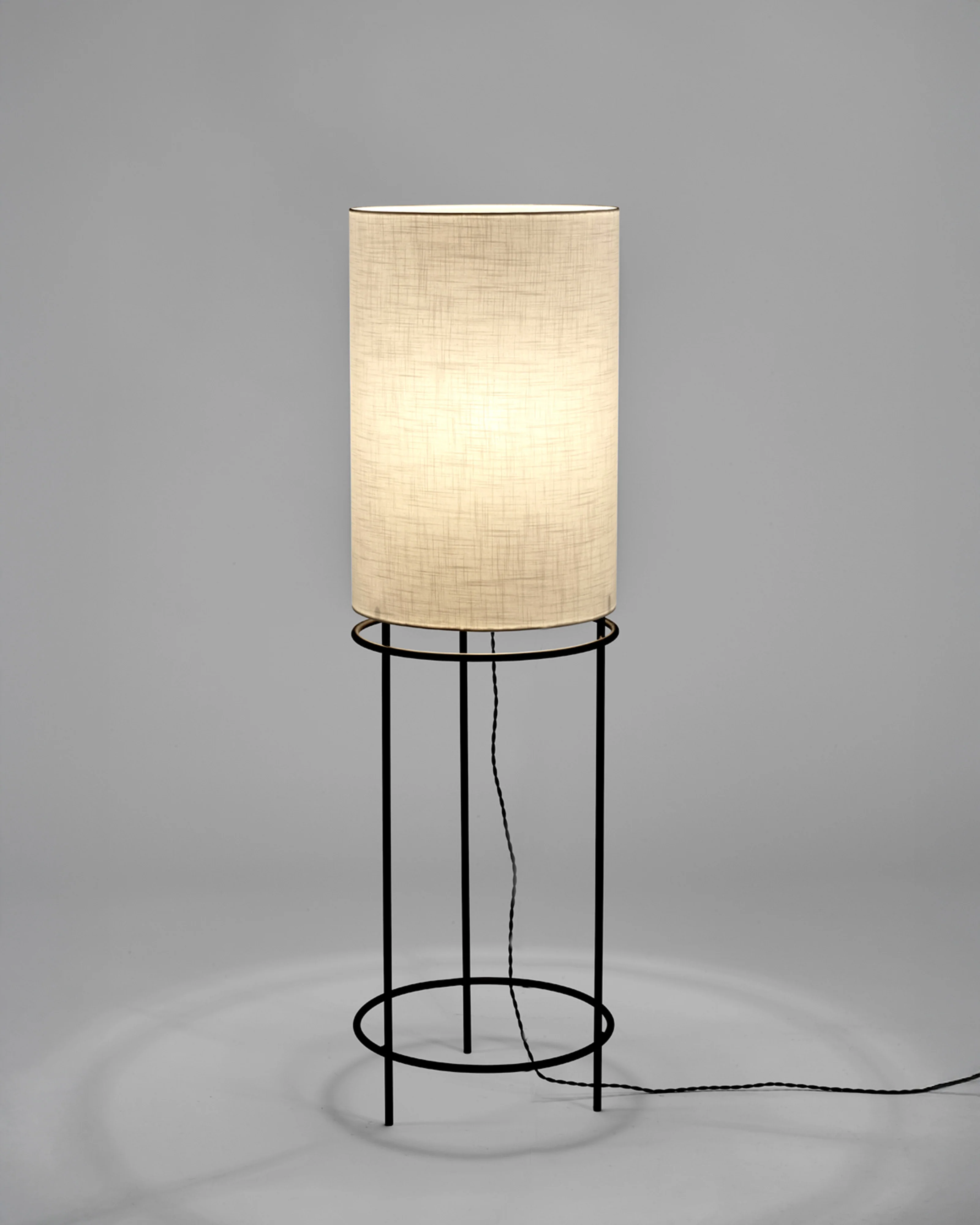 Floor lamp Cylinder 04 black - white - Image 2