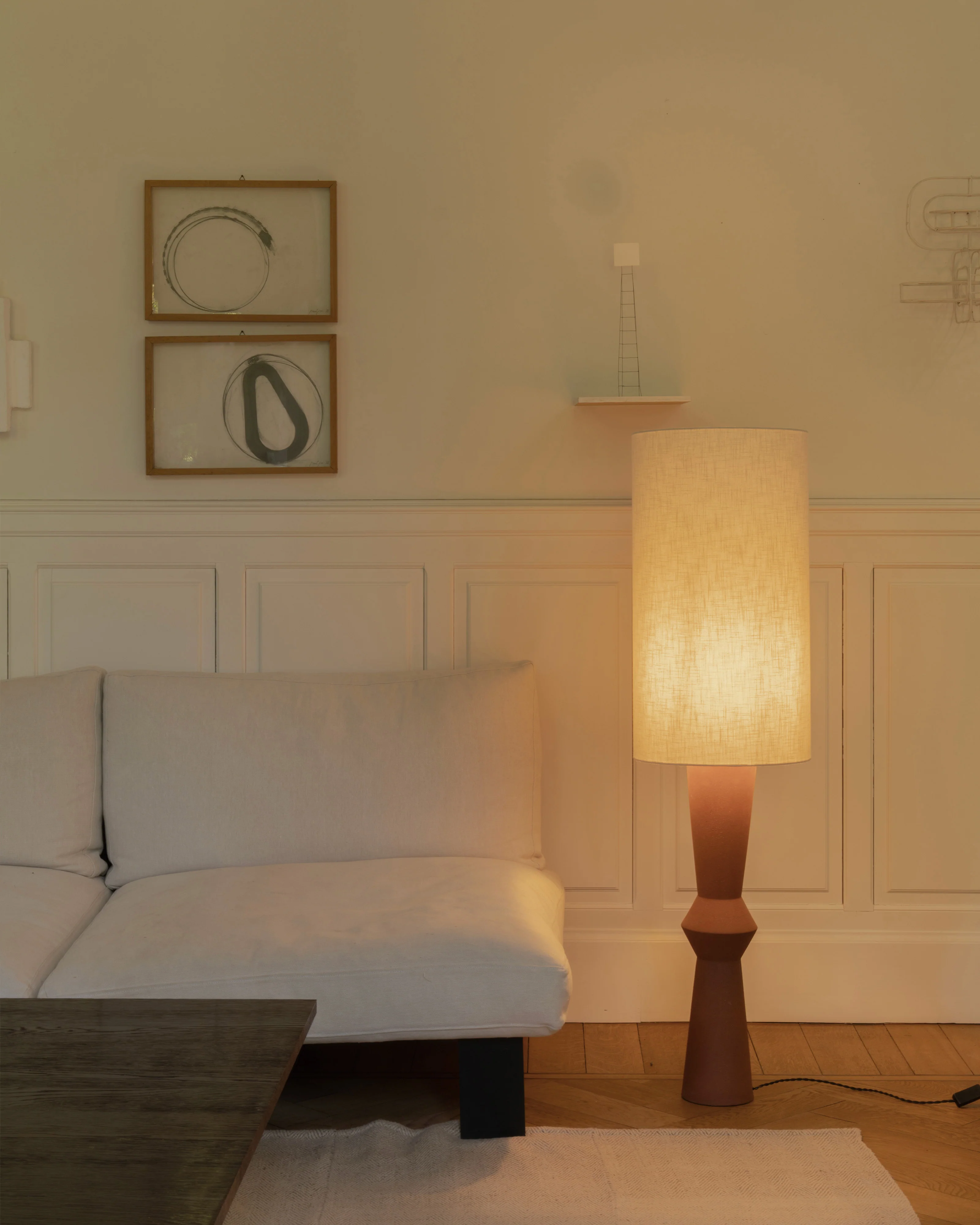 Floor lamp red brown beige Marie-Ann - Image 3