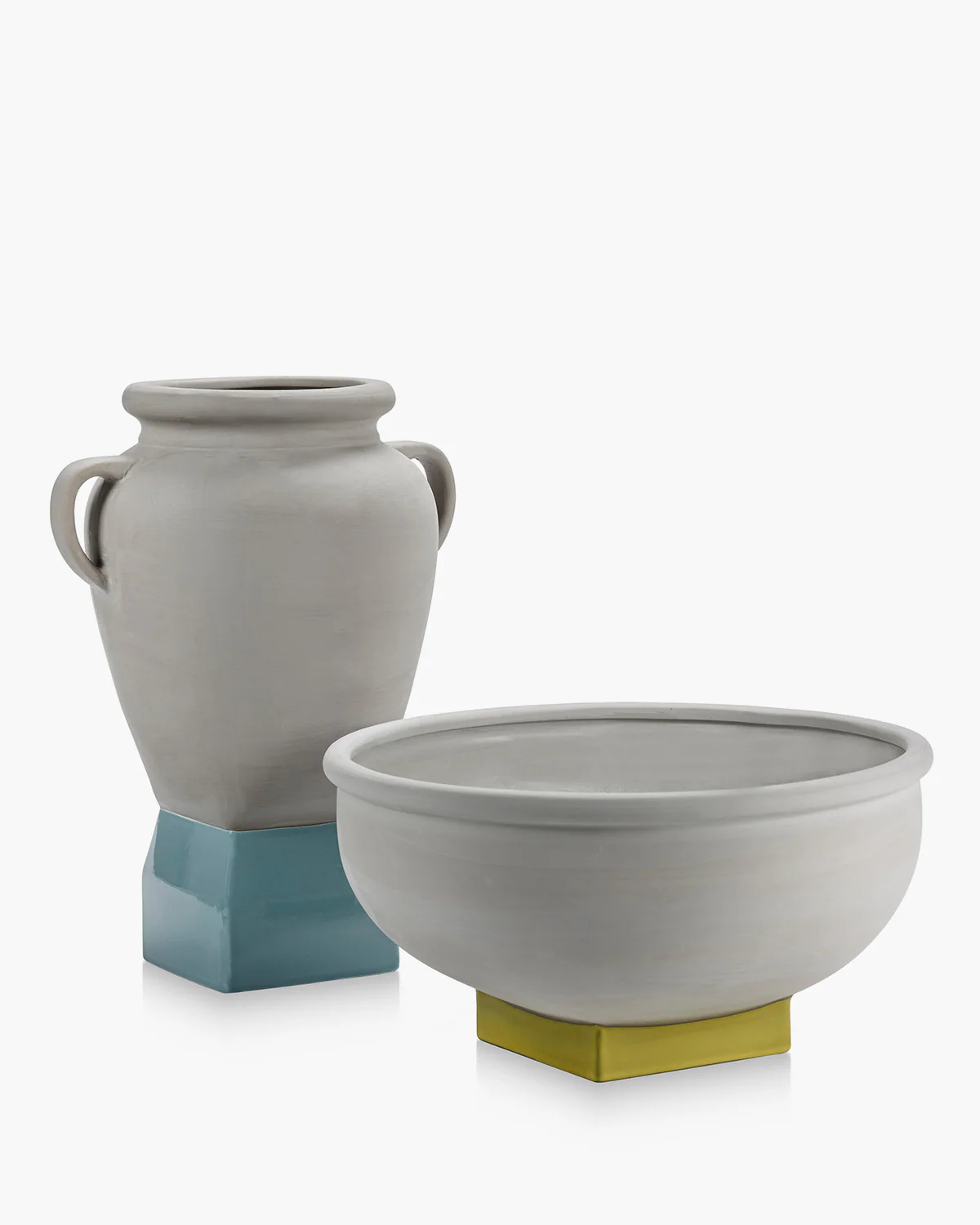Flower Bowl 10 grey - yellow Rosamar - Image 4