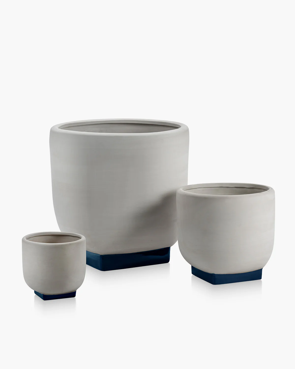 Flower pot 01 grey - dark blue Rosamar - Image 4