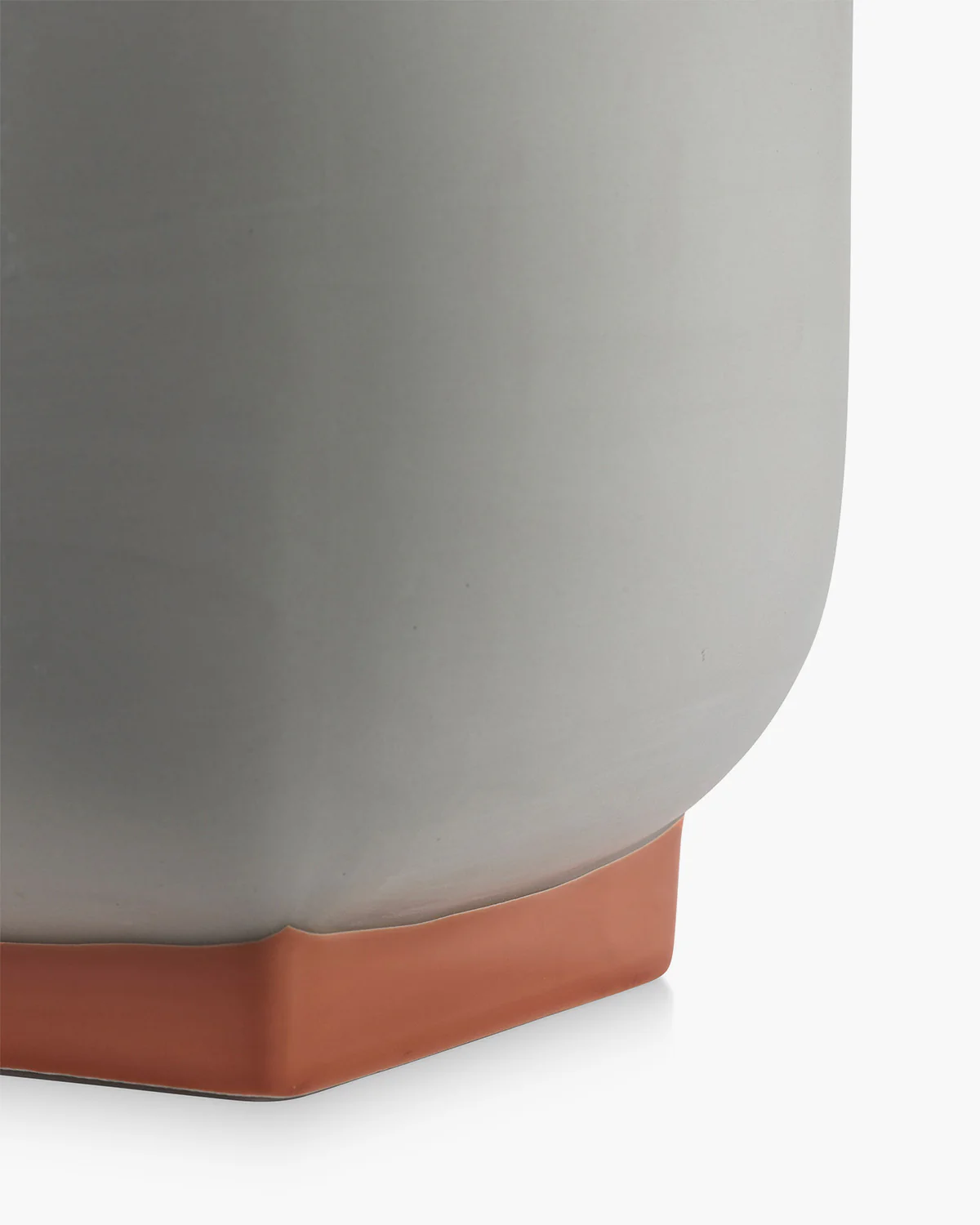 Flower pot 03 grey - orange Rosamar - Image 3