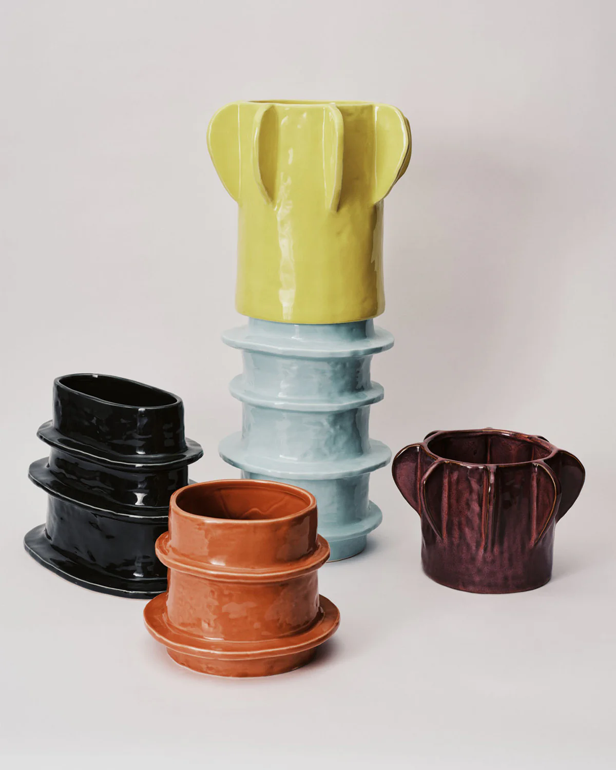 Flower pot 04 S orange Molly - Image 2