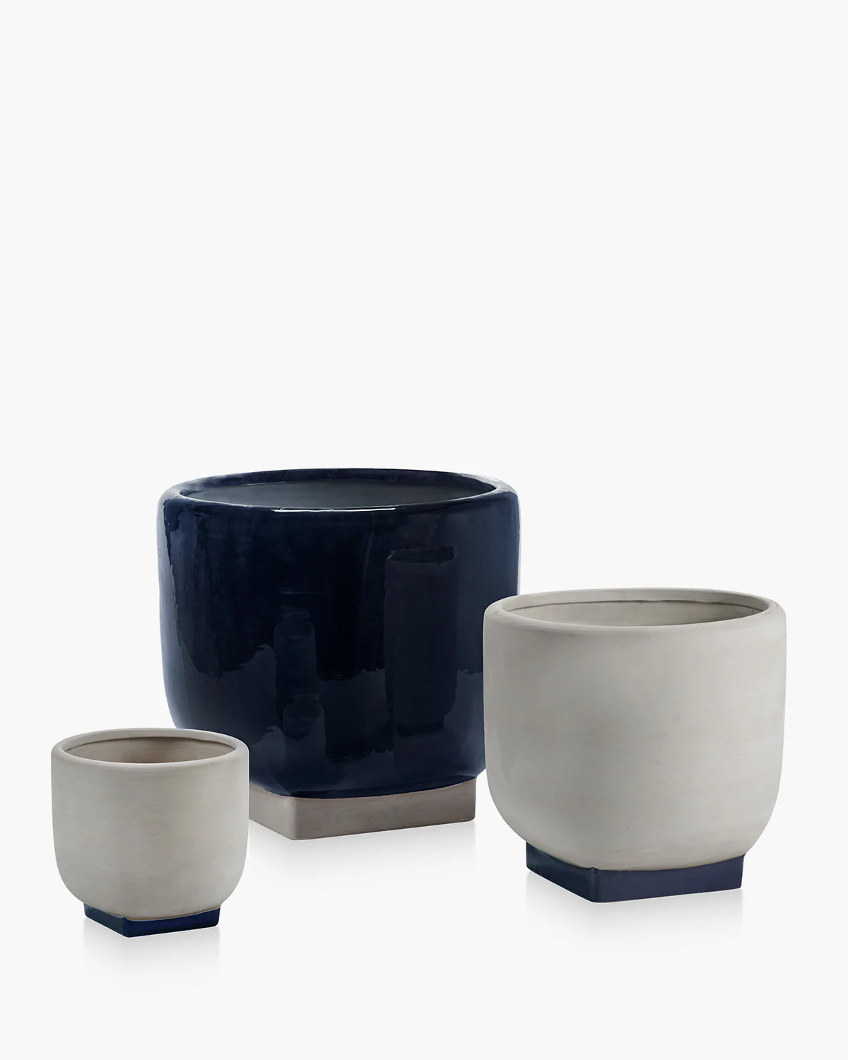 Flower pot 05 dark blue - grey Rosamar - Image 3