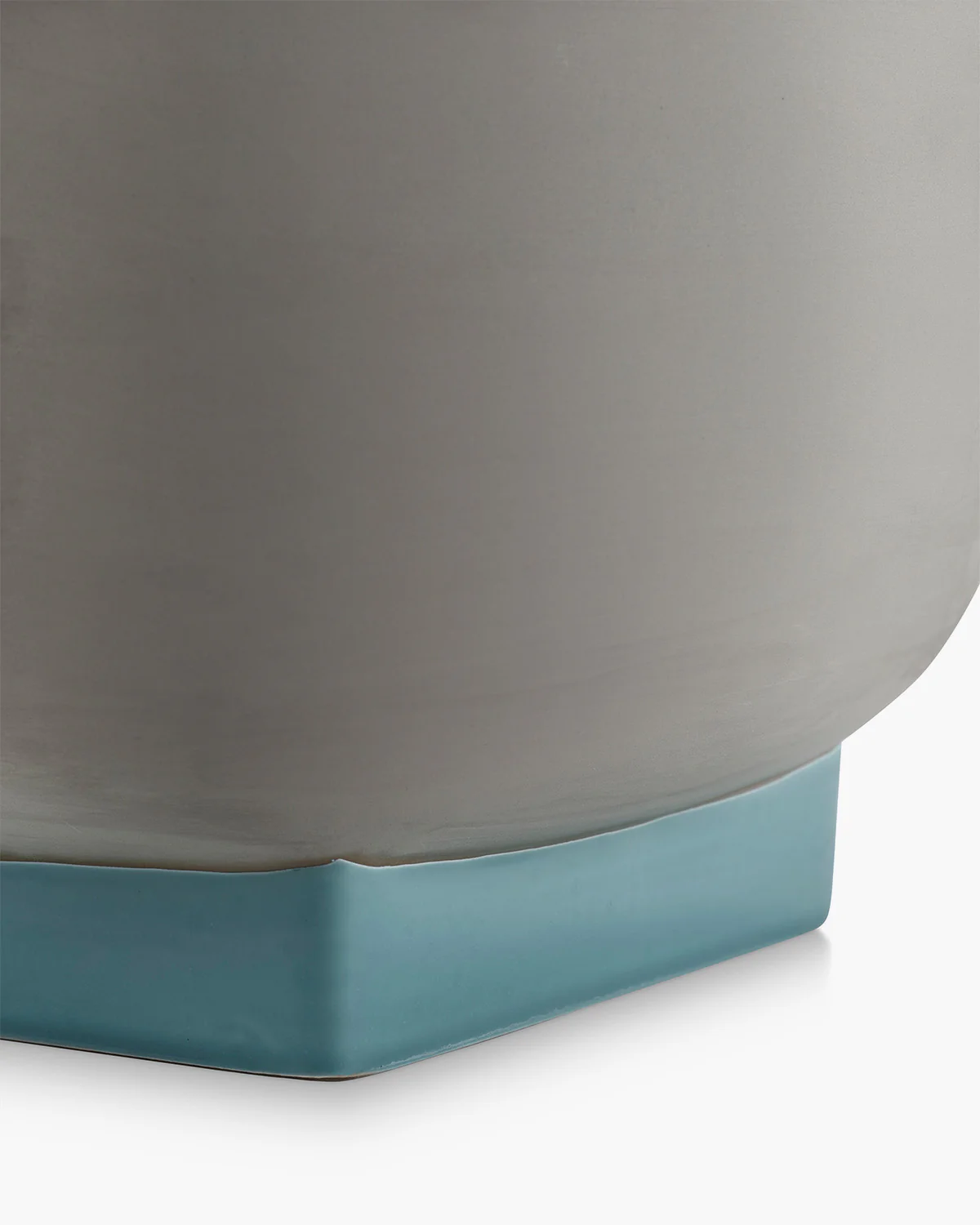 Flower pot 05 grey - turquoise Rosamar - Image 3